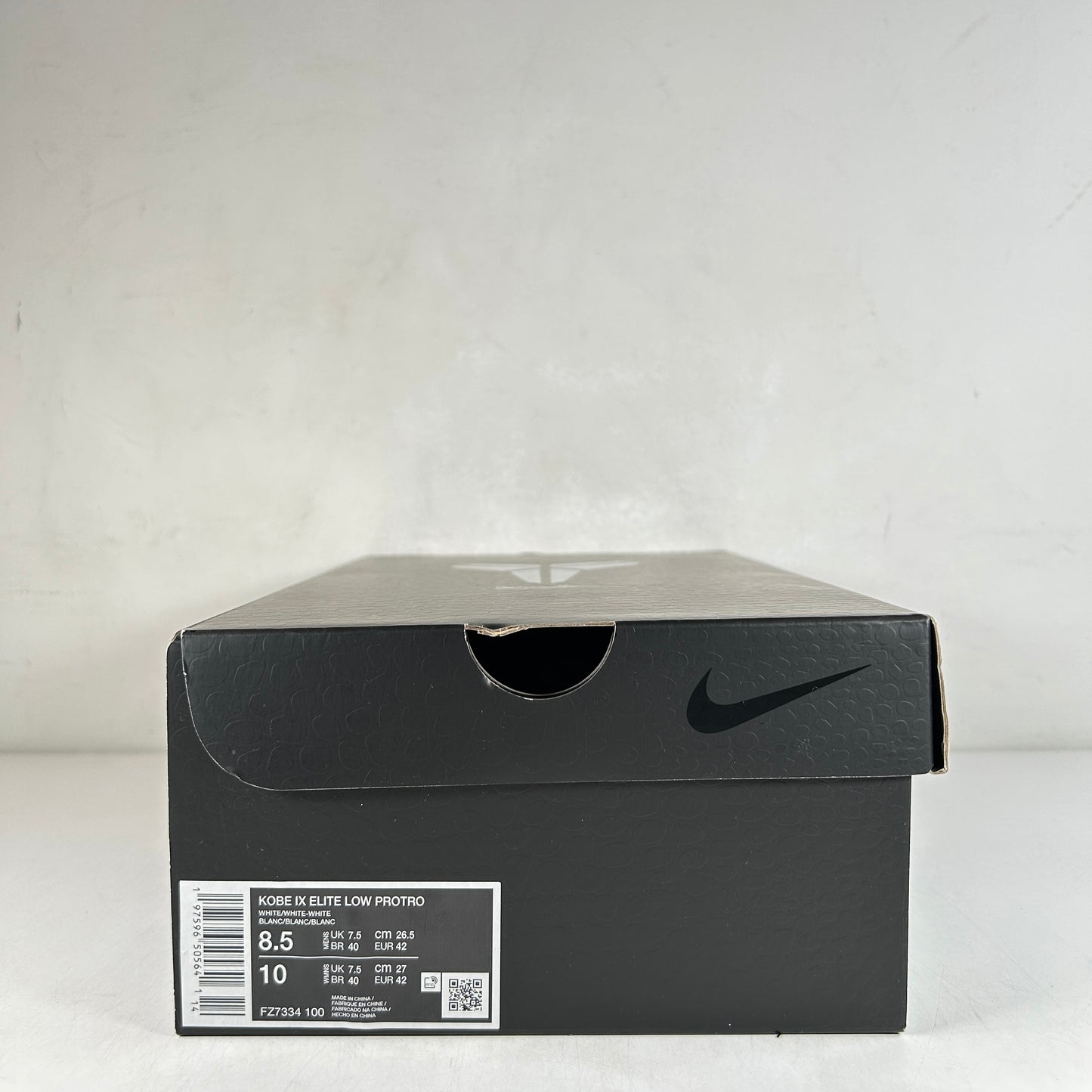 FZ7334 100 Nike Kobe 9 Elite Low Protro Halo [USED] - 8.5 M (Used)