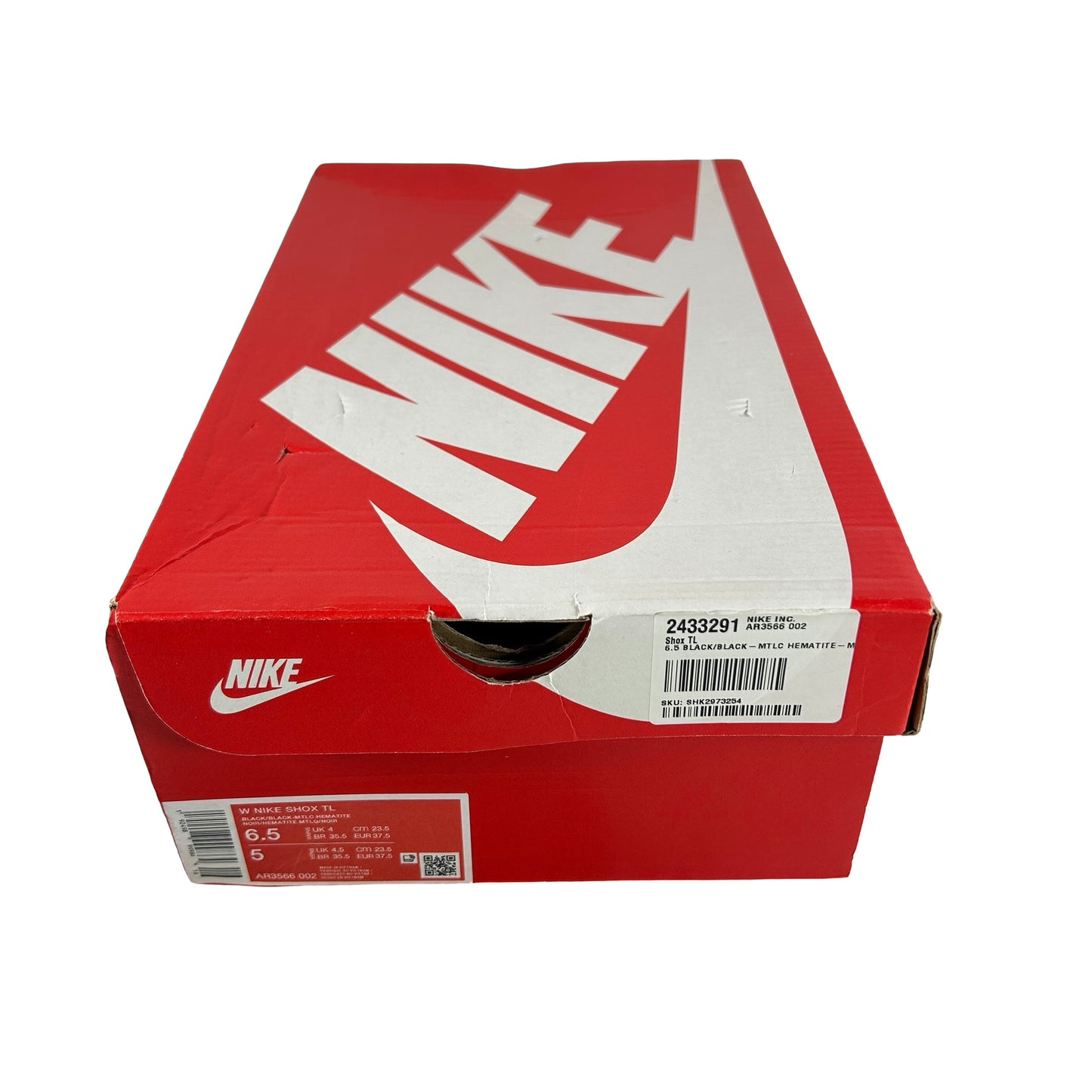 AR3566 002 Nike Shox TL Black Max Orange (Women's) [USED] - 6.5 W (Used)