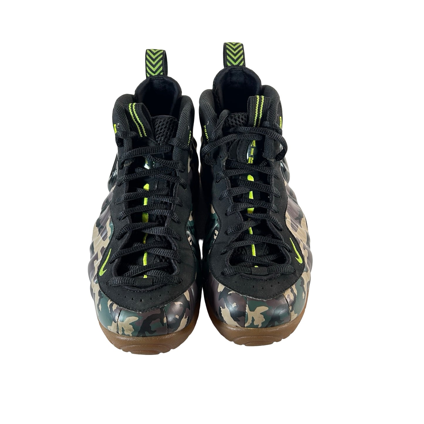 587547 300 Nike Air Foamposite Pro Army Camo [USED] - 7.5 M (Used) (Replace Box)