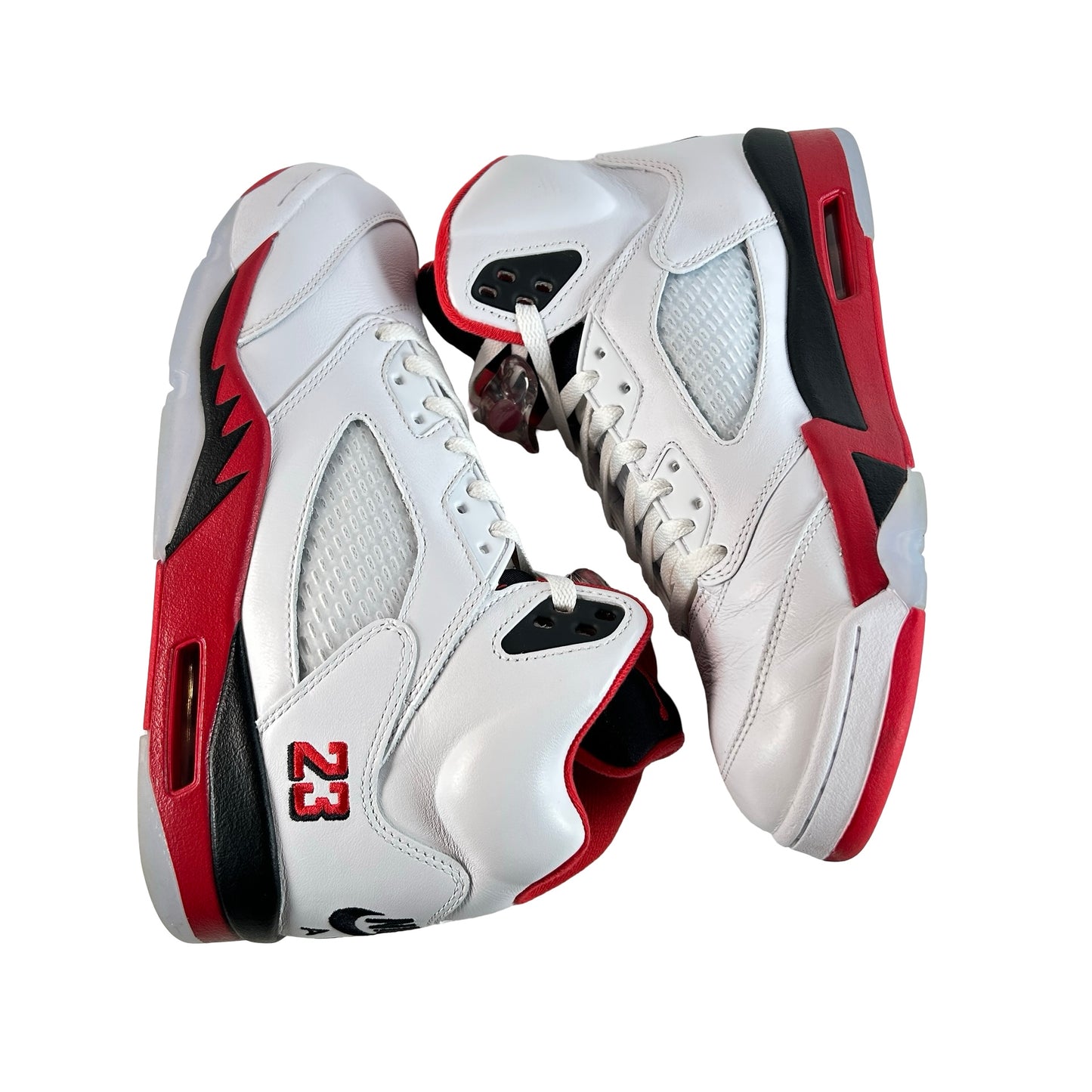 HQ7978 101 Jordan 5 Retro Fire Red Black Tongue (2025) [USED] - 10 M (Used)