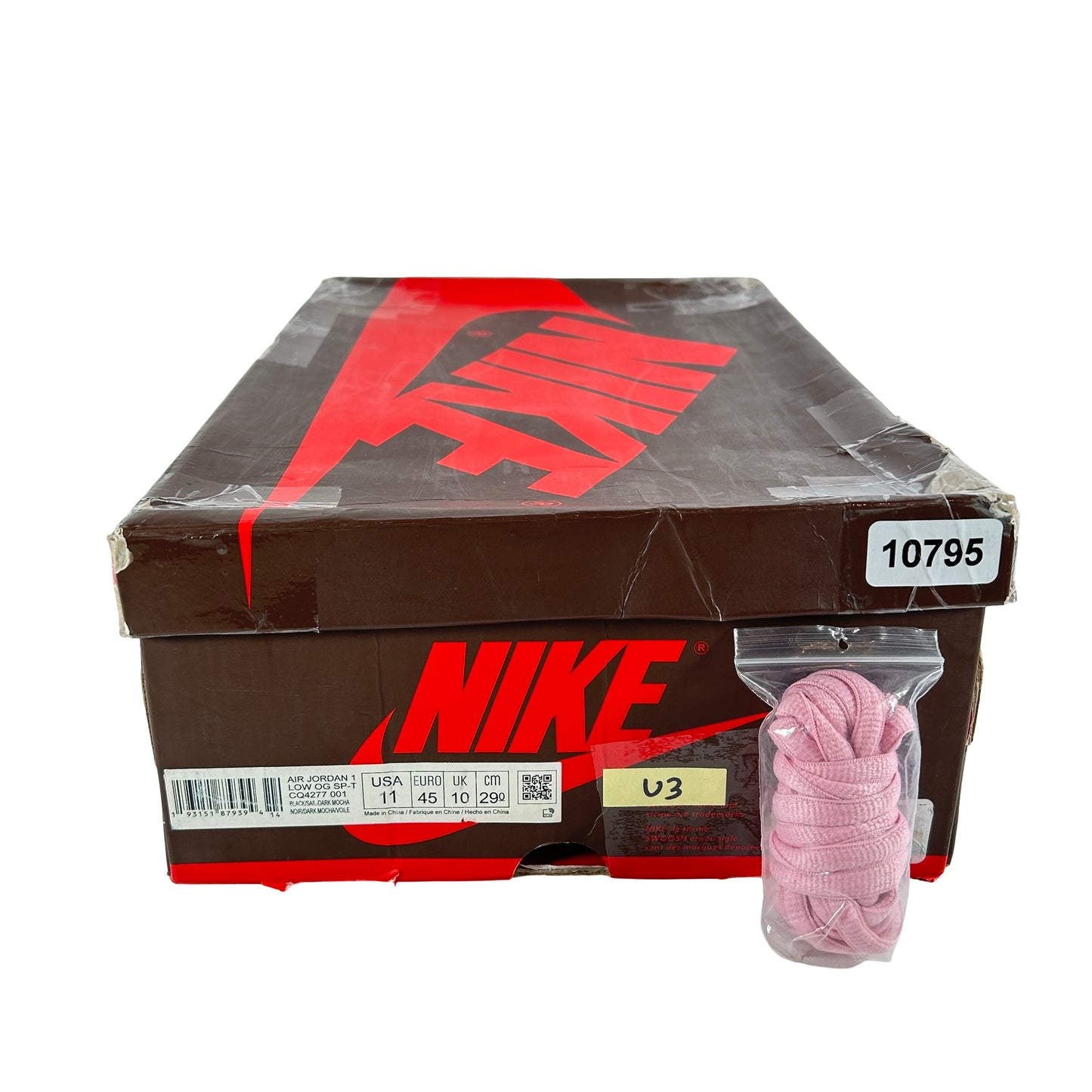 CQ4277 001 Jordan 1 Low Travis Scott Mocha [USED] - 11 M (Used3)