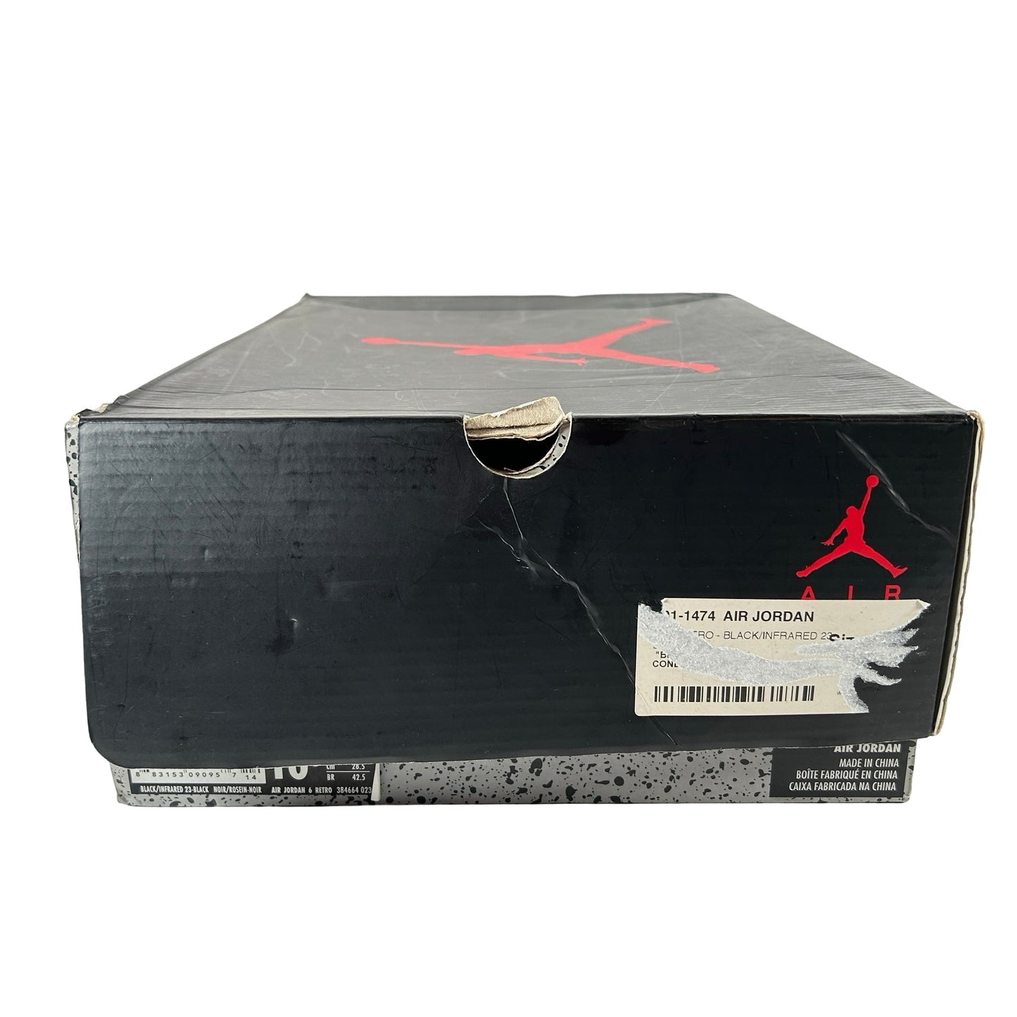 384664 023 Jordan 6 Retro Infrared Black (2014) - 10.5 M (Used)
