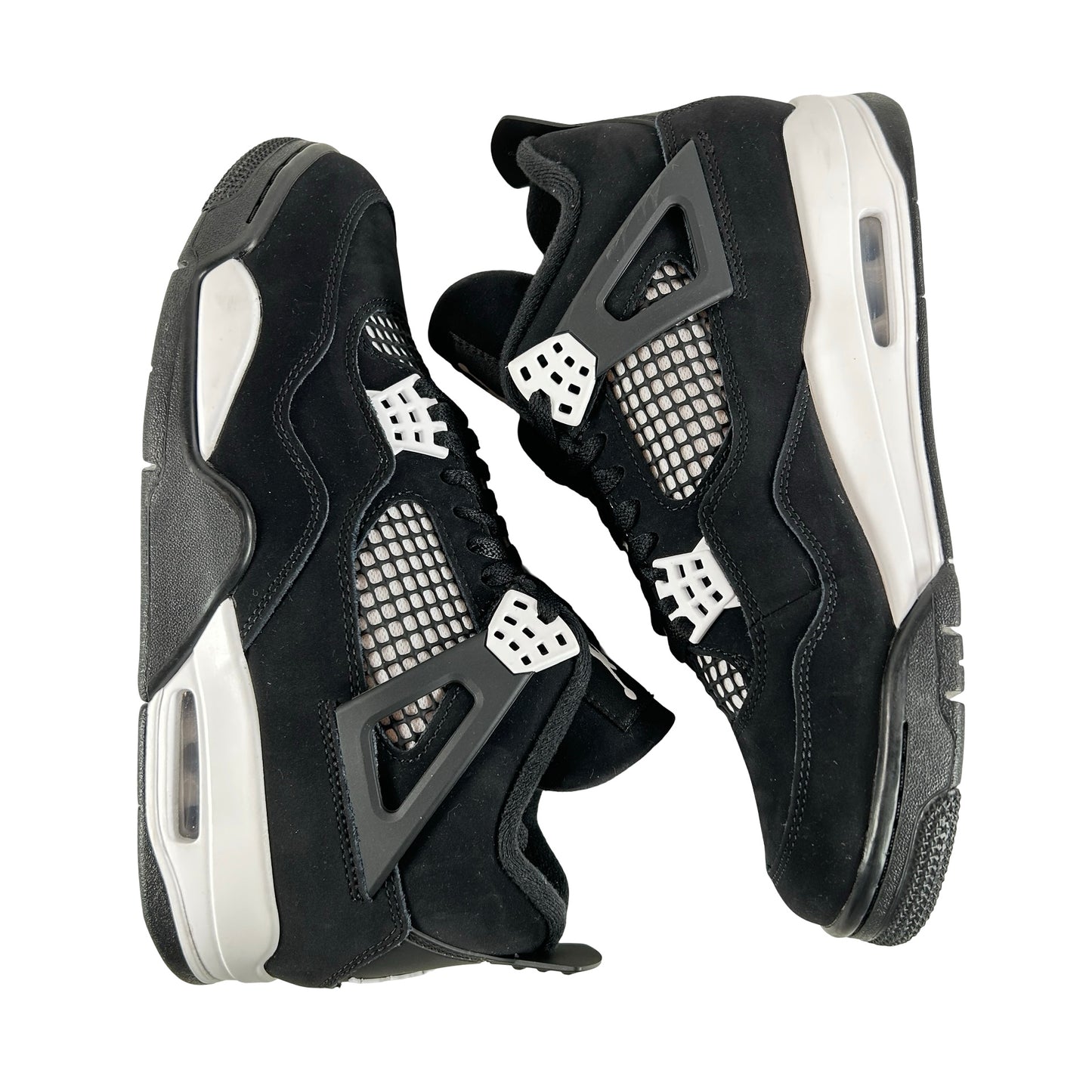 FQ8138 001  Jordan 4 Retro White Thunder [USED] - 8.5 M (Used4)
