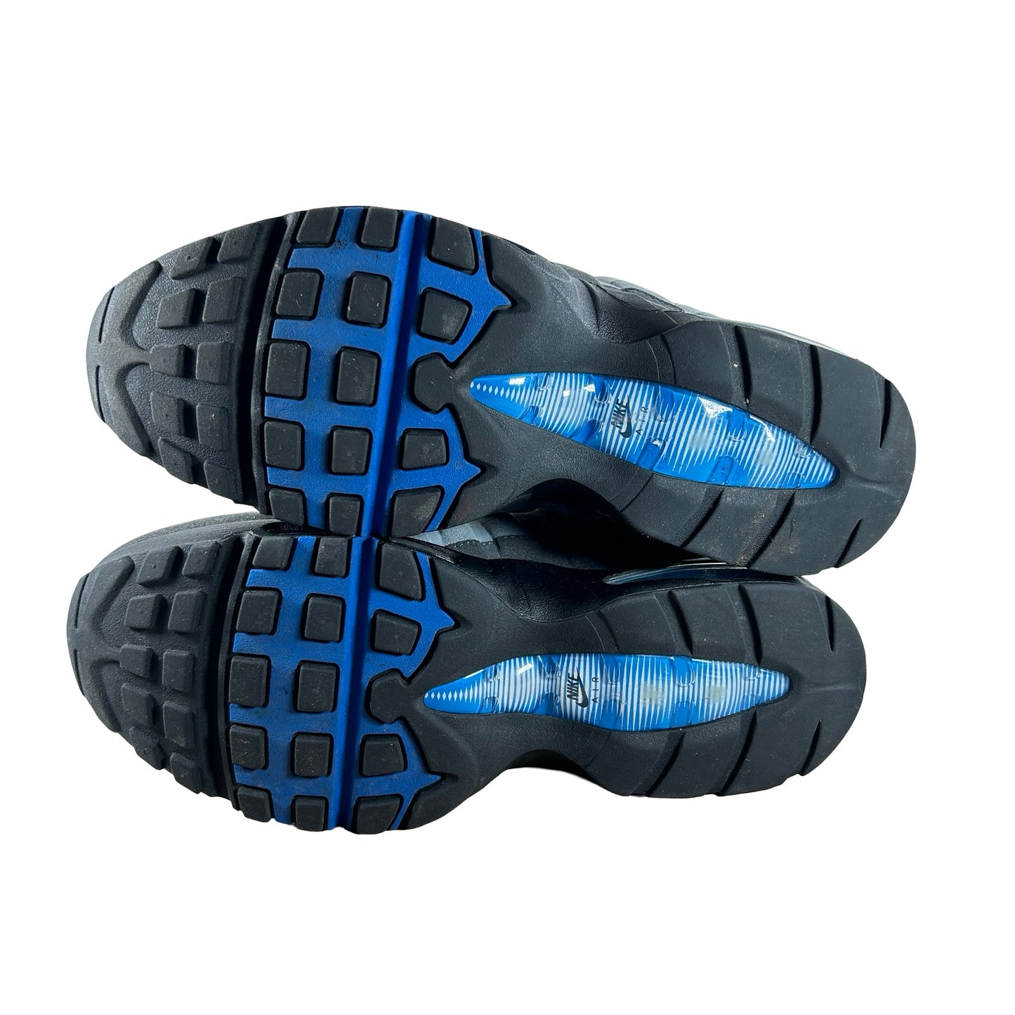 IM7410 100 Nike Air Max 95 OG Big Bubble Blue Spark [USED] - 10 M (Used3) (NO INSOLES)