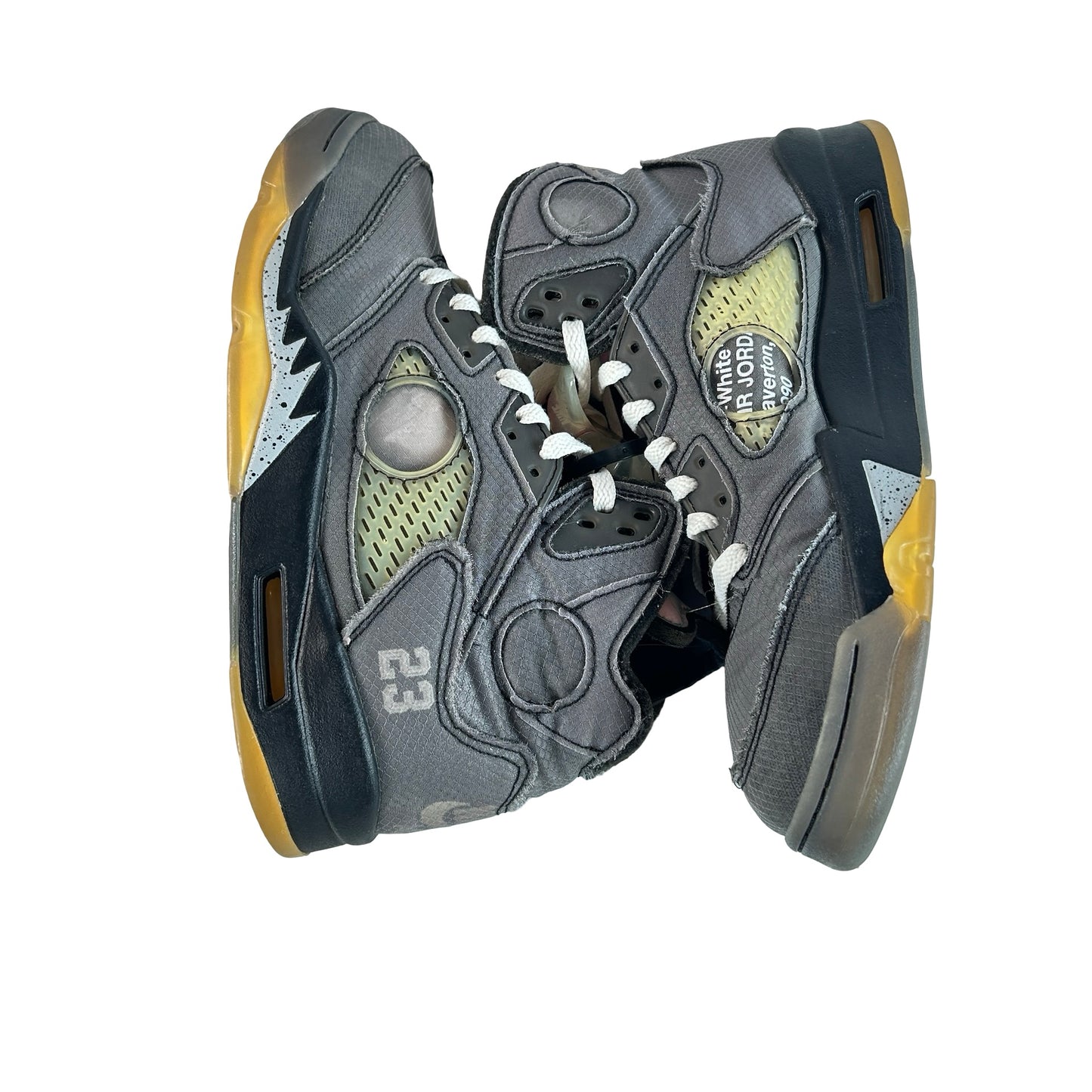CT8480 001 Jordan 5 Off-White Black [USED] - 9.5 M (Used5)