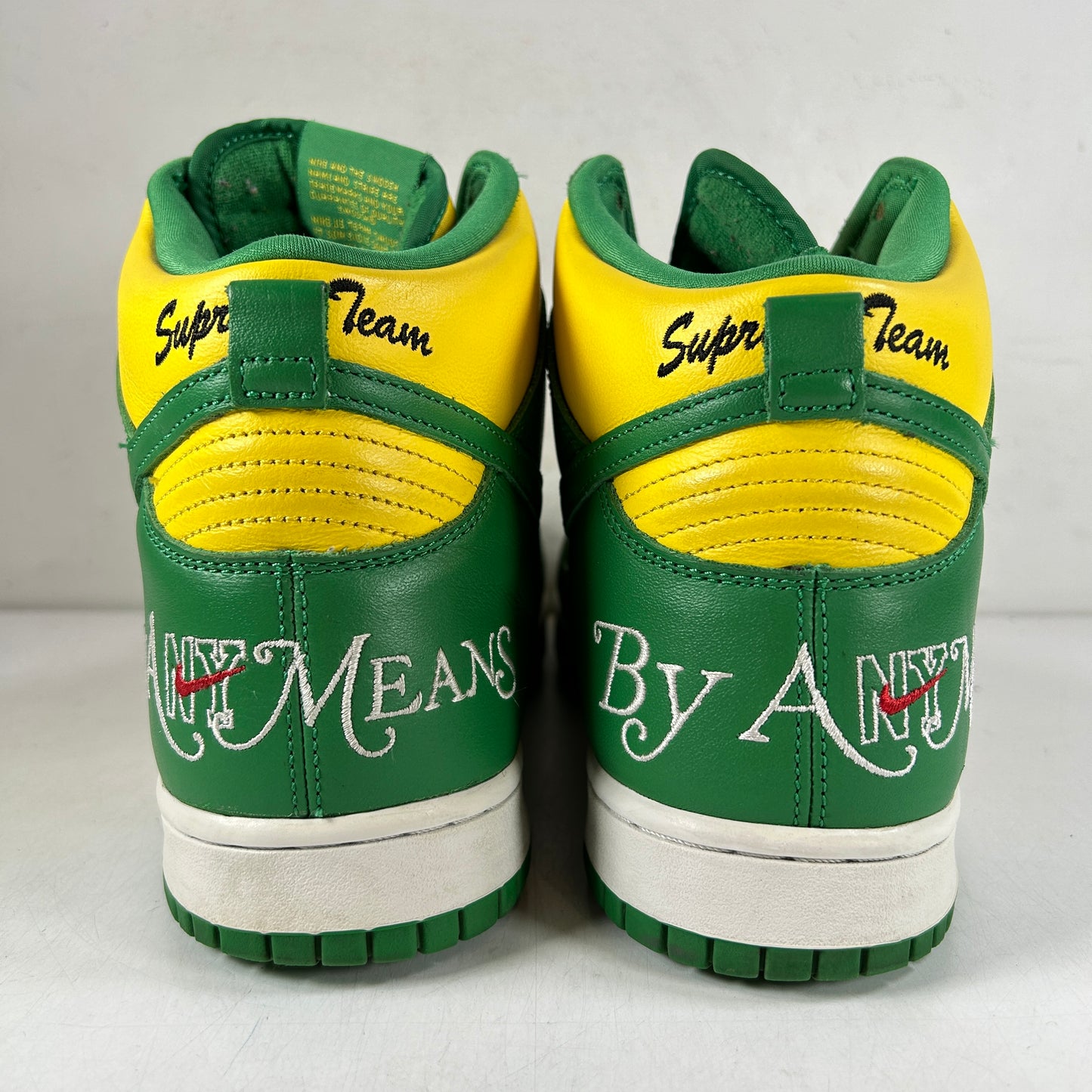 DN3741 700 Nike SB Dunk High Supreme By Any Means Brazil [USED] - 10.5 M (Used) (No Box)