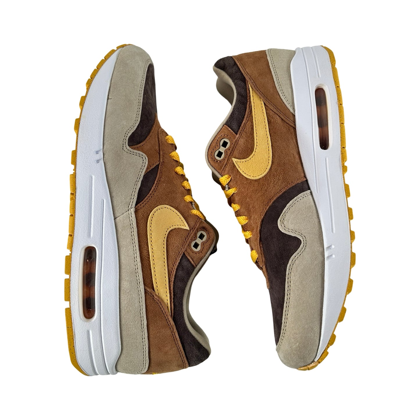 DZ0482 200 Nike Air Max 1 PRM Duck Pecan Yellow Ochre [USED] - 10.5 M (Used)