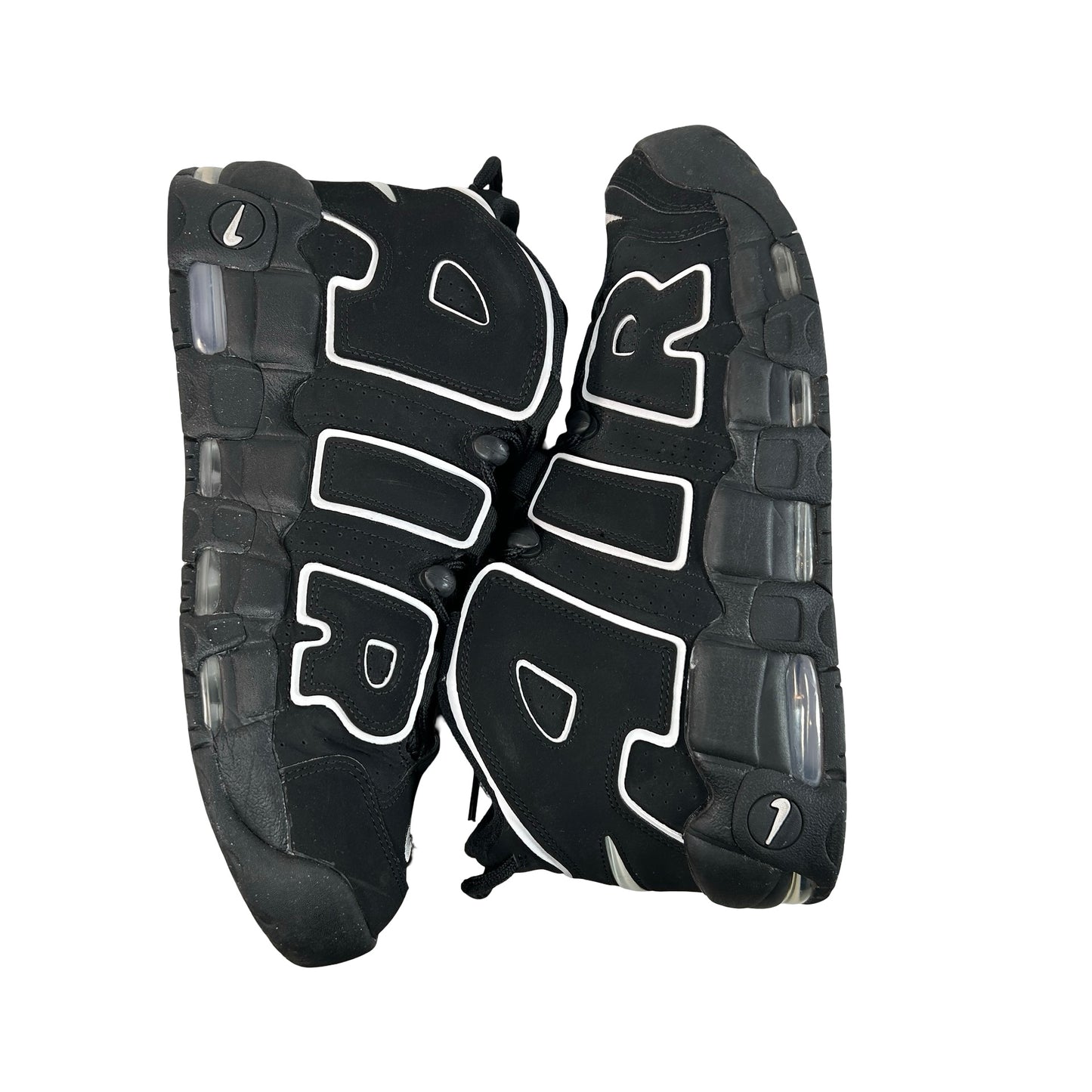 414962 002 Nike Air More Uptempo Black White [USED] - 11 M (Used)