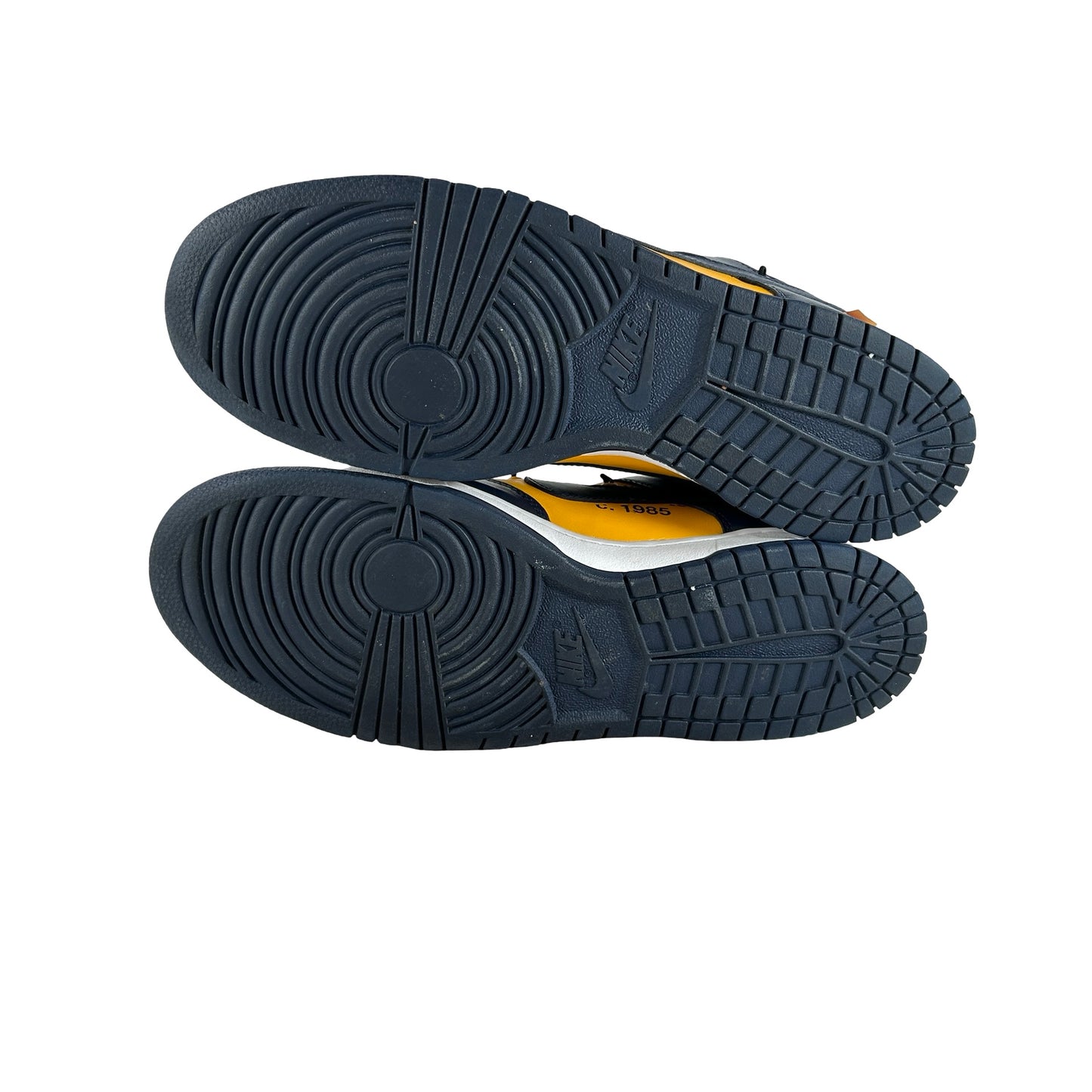 CT0856 700 Dunk Low Off-White University Gold [USED] - 12 M (Used) (No Box) (Missing Outer Lace)