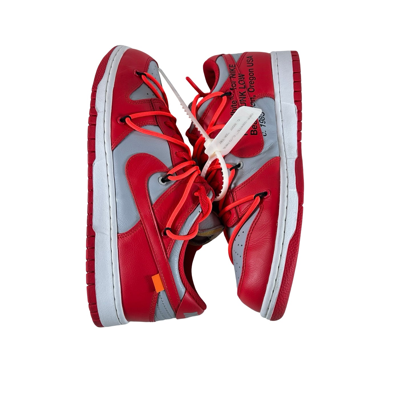 CT0856 600 Dunk Low Off-White Red [USED] - 8.5 M (Used) (No Box)
