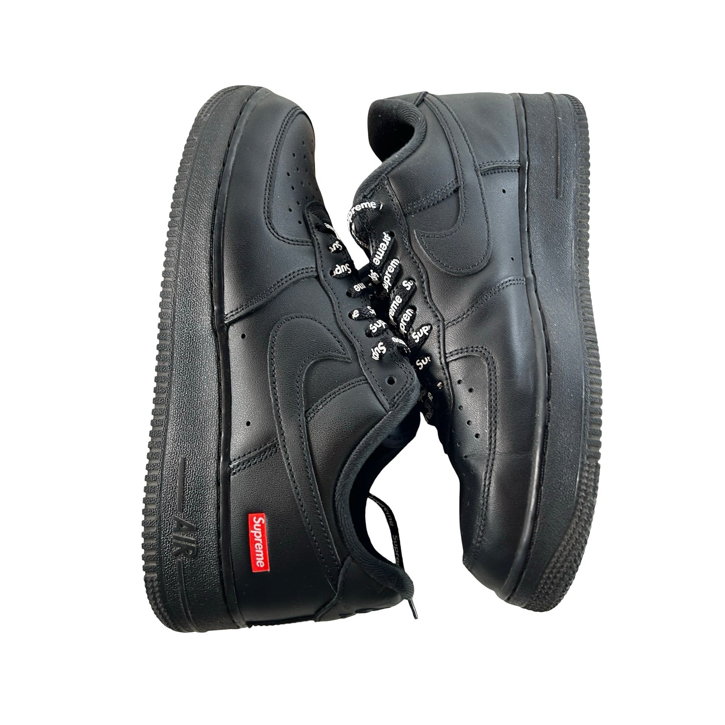 CU9225 001 Air Force 1 Low Supreme Black [USED] - 9.5 M (Used3)