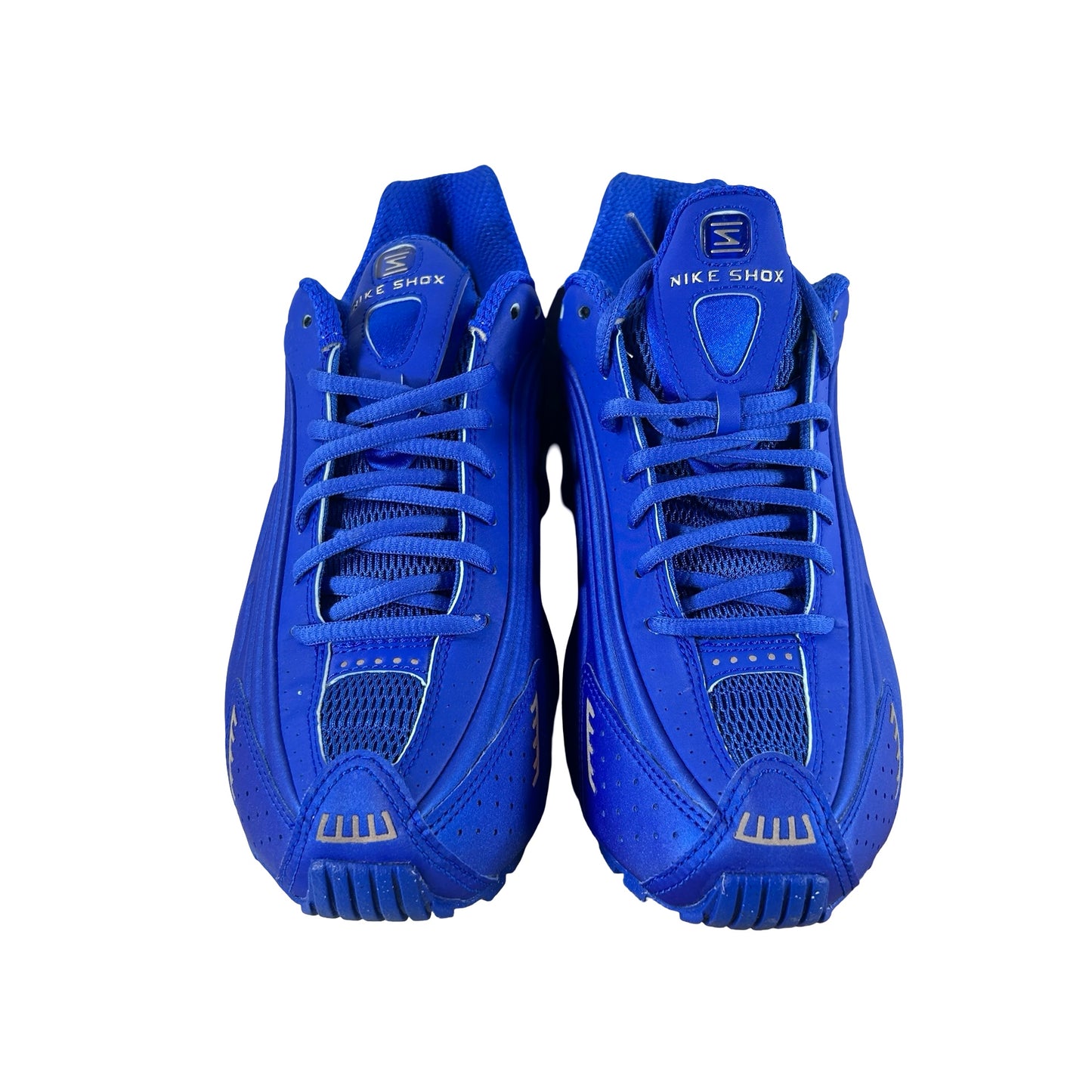 HJ7303 445 Nike Shox R4 Racer Blue Metallic Silver (Women's) [USED] - 6.5 W (Used) (No Box)