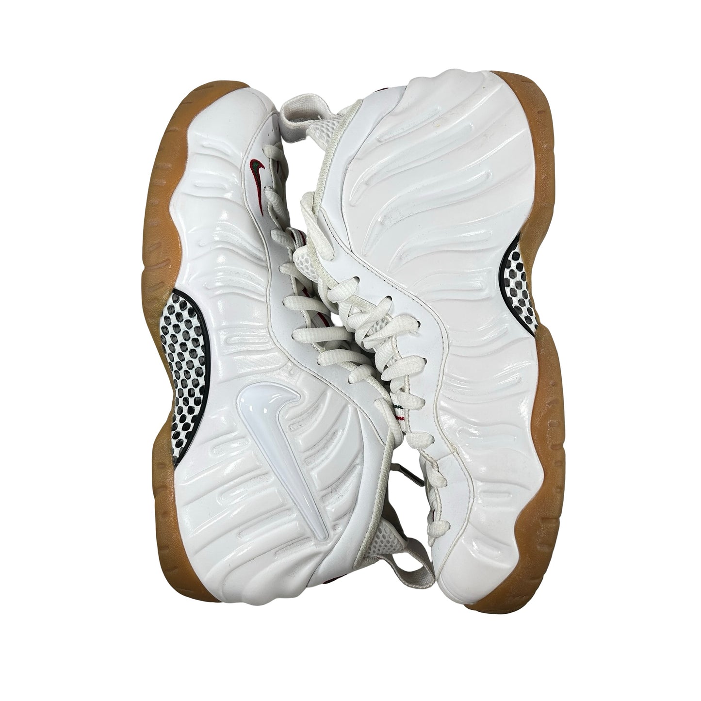 624041 102 Nike Air Foamposite Pro White Gucci [USED] - 10 M (Used)