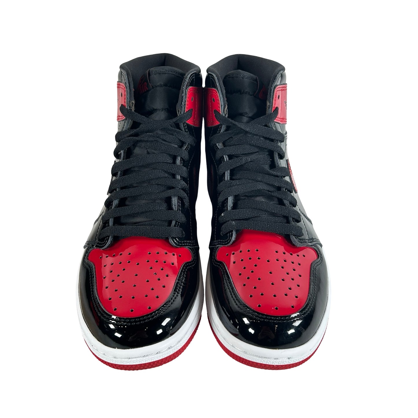 555088 063 Jordan 1 Retro High OG Patent Bred [USED] - 9 M (Used9)