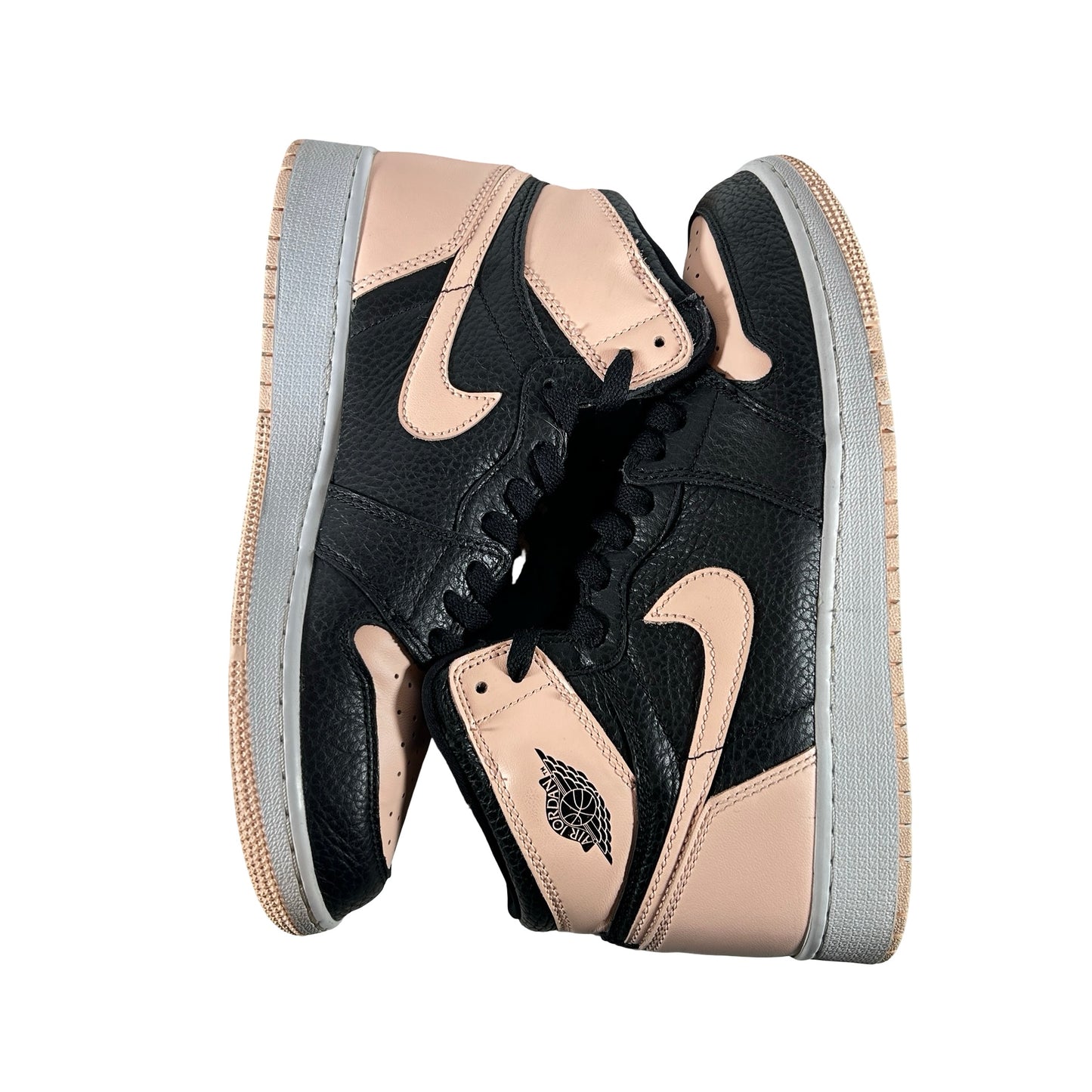 575441 081 Jordan 1 Retro High Black Crimson Tint (GS) [USED] - 7 Y (Used3)