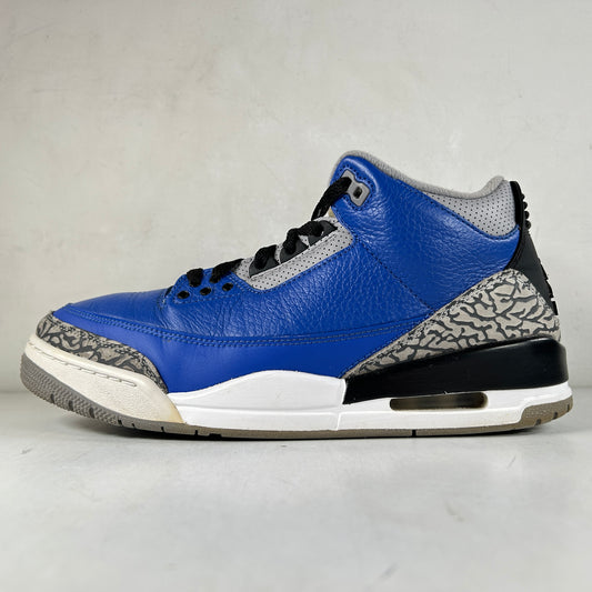 CT8532 400 Jordan 3 Retro Varsity Royal Cement [USED] - 9.5 M (Used2)