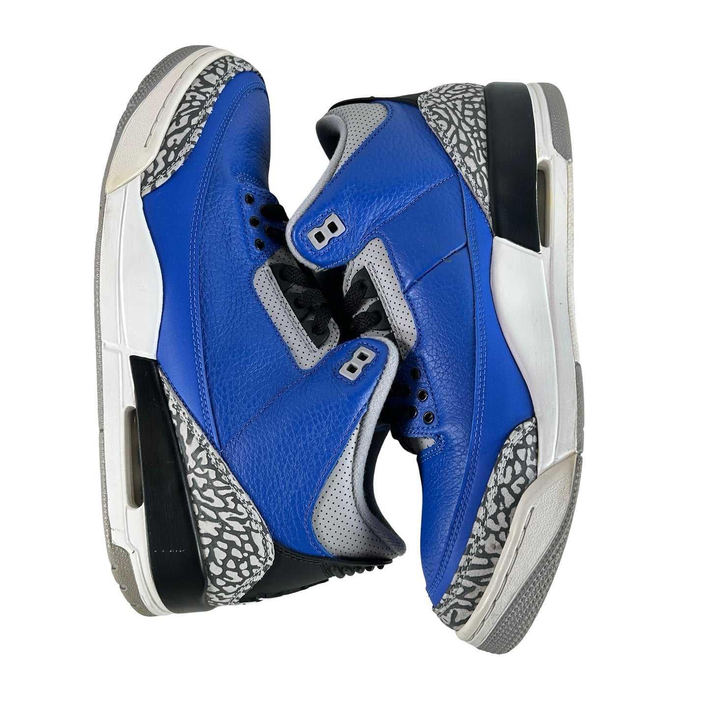 CT8532 400 Jordan 3 Retro Varsity Royal Cement [USED] - 10.5 M (Used) (Replace Box)
