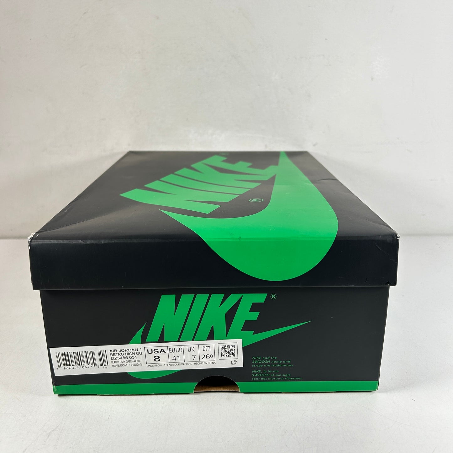 DZ5485 031 Jordan 1 Retro High OG Lucky Green [USED] - 8 M (Used)