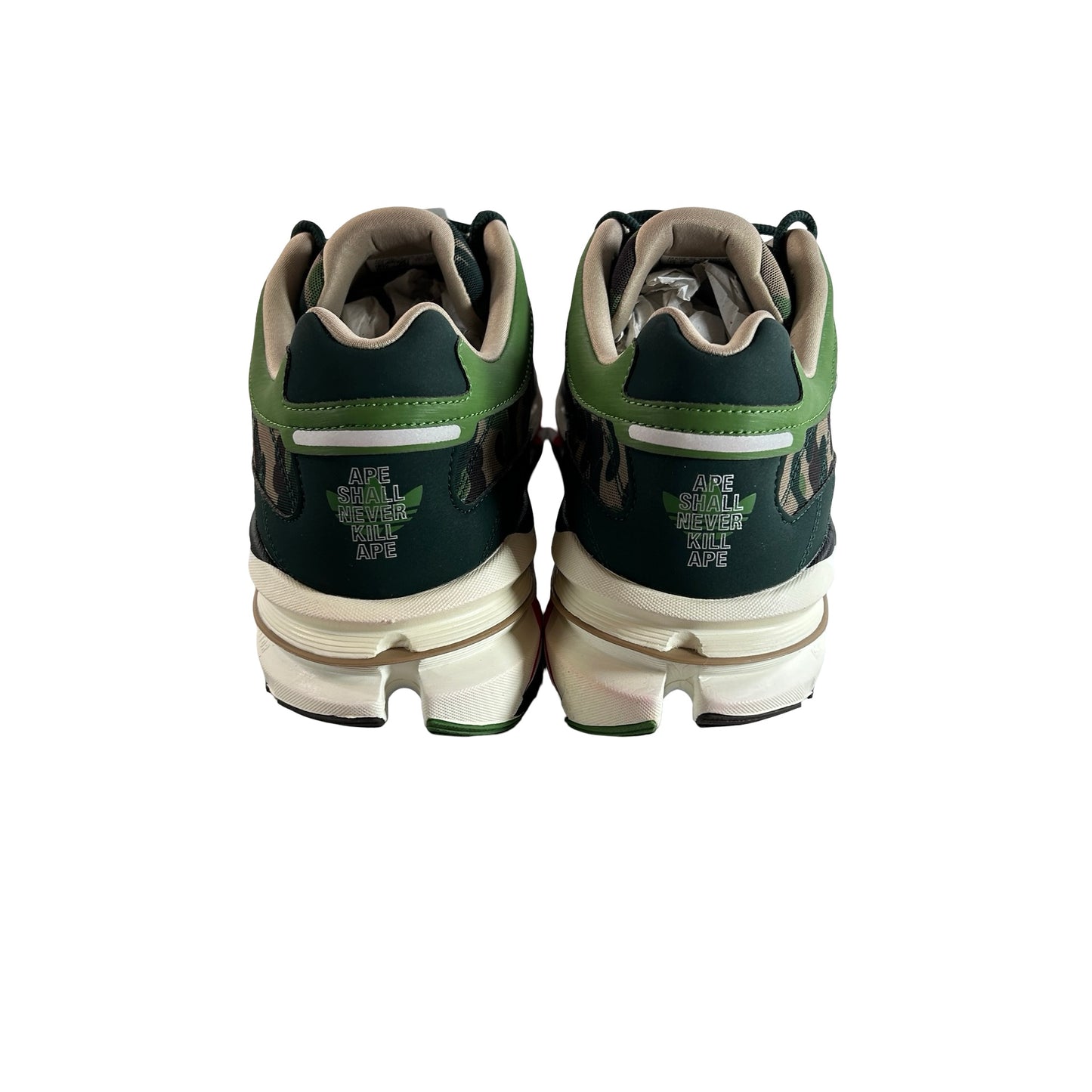 KJ8850 adidas Adistar HRMY BAPE Green Camo [USED] - 11 M (Used)