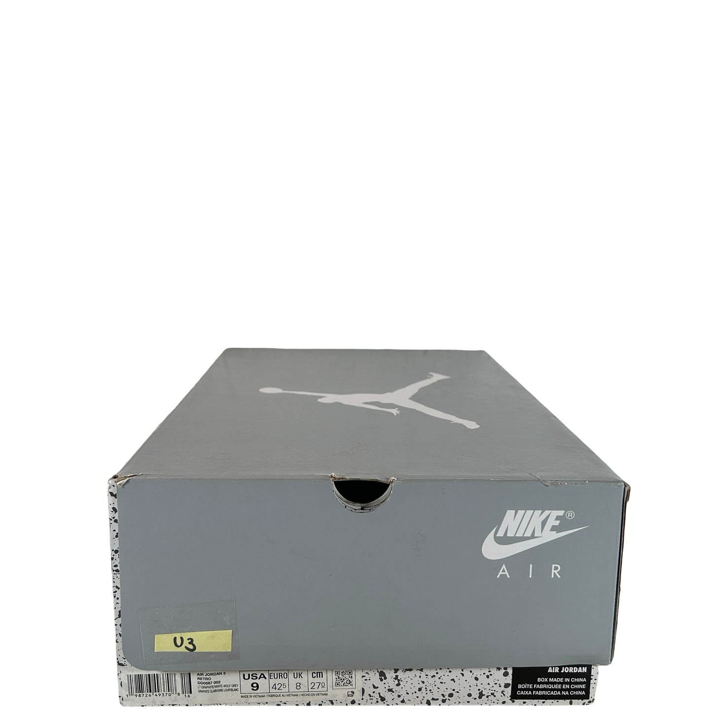 DD0587 002 Jordan 5 Retro Wolf Grey (2026) [USED] - 9 M (Used3)
