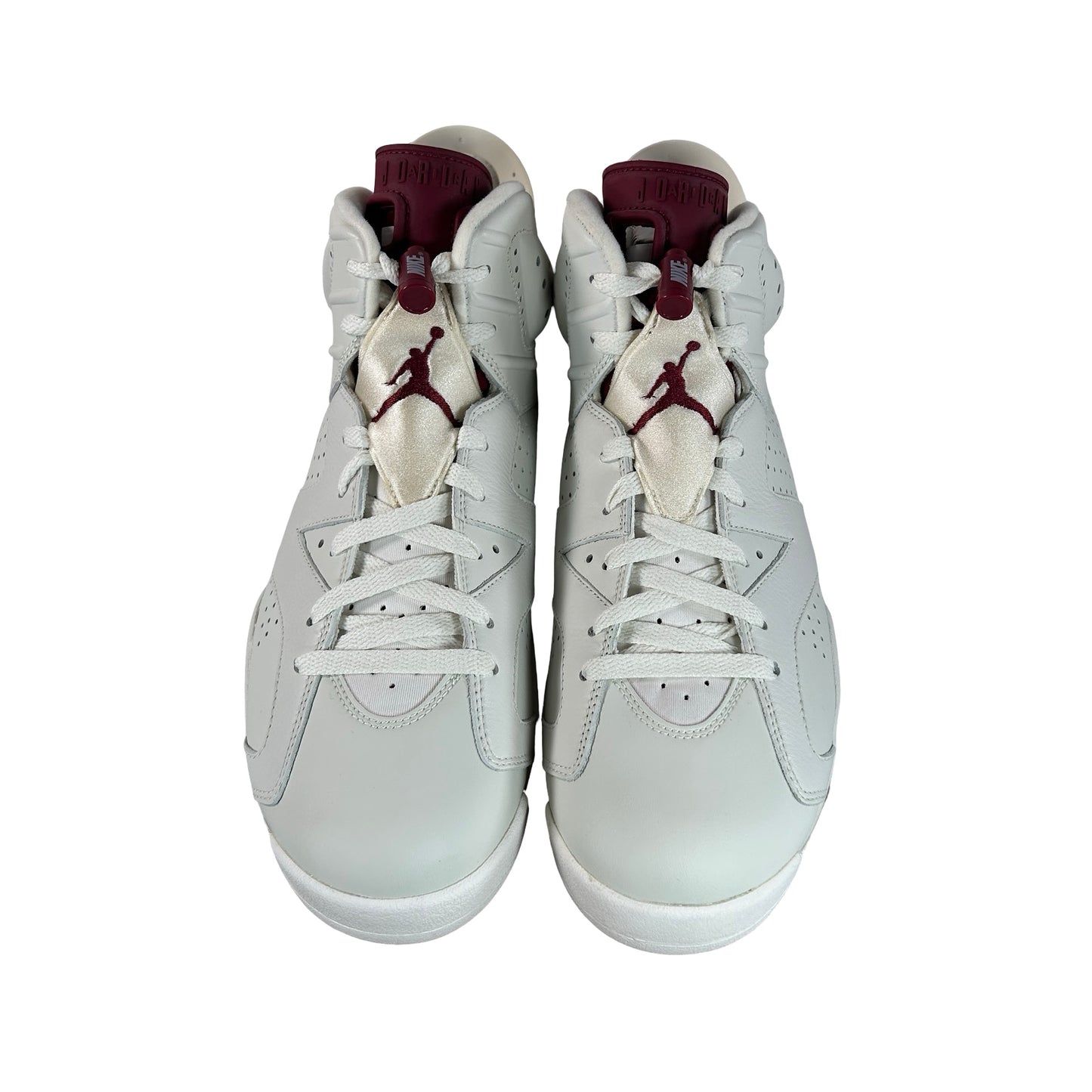 384664 116 Jordan 6 Maroon  - 10.5 M (Yellowing2)