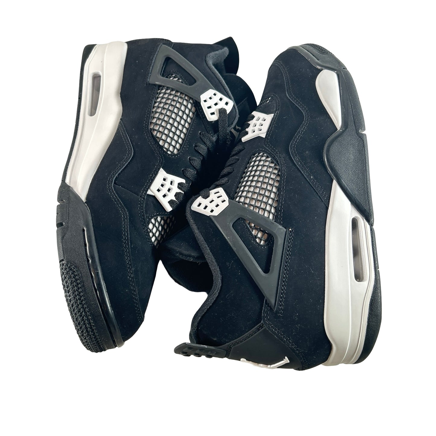 FQ8138 001  Jordan 4 Retro White Thunder [USED] - 13 M (Used3)