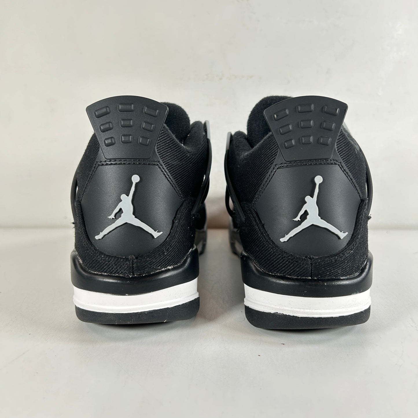 DV0553 006 Jordan 4 Retro Black Canvas GS [USED] - 4.5 Y (Used)
