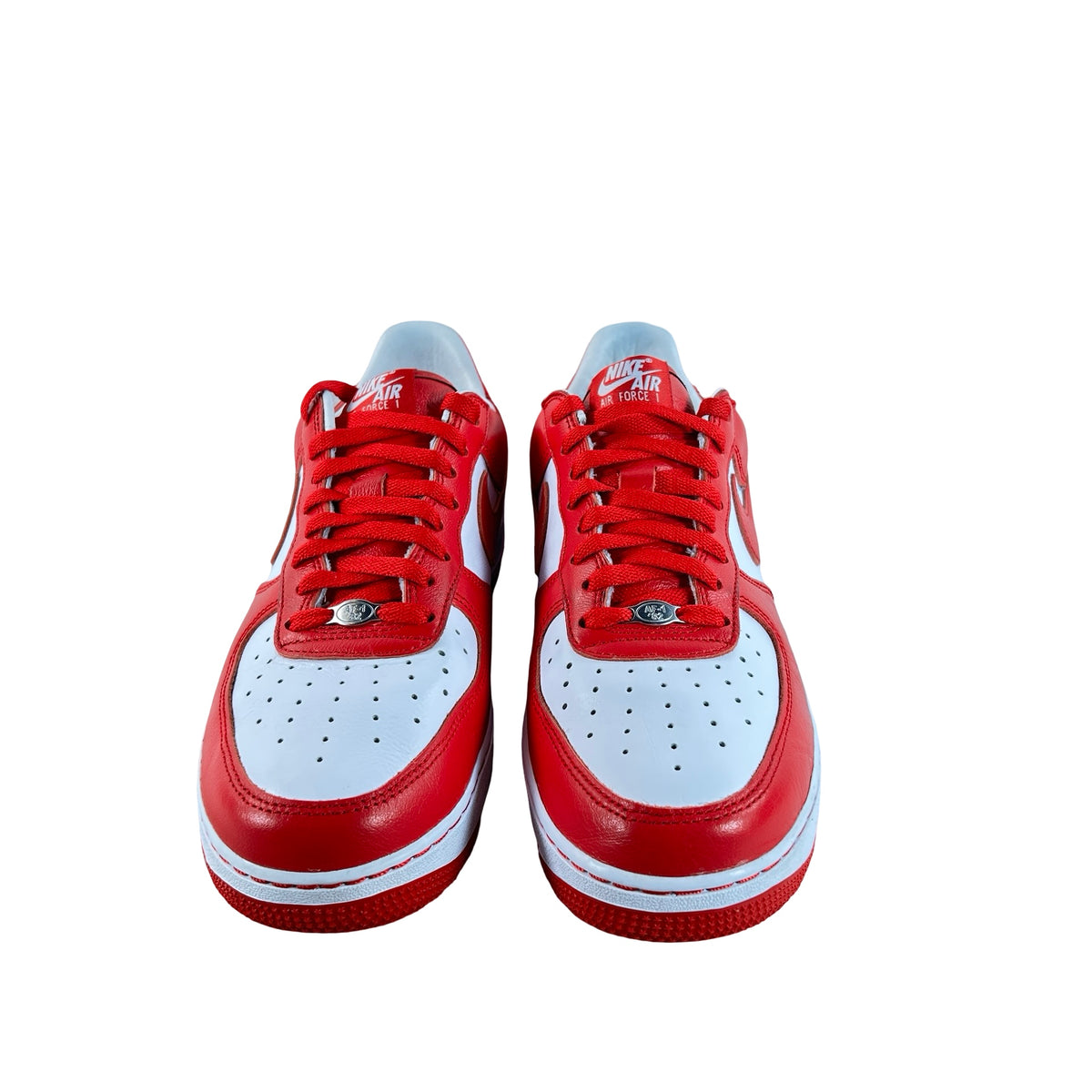 II4391 100 Nike Air Force 1 Low QS Terror Squad White University Red [USED] - 9.5 M (Used)