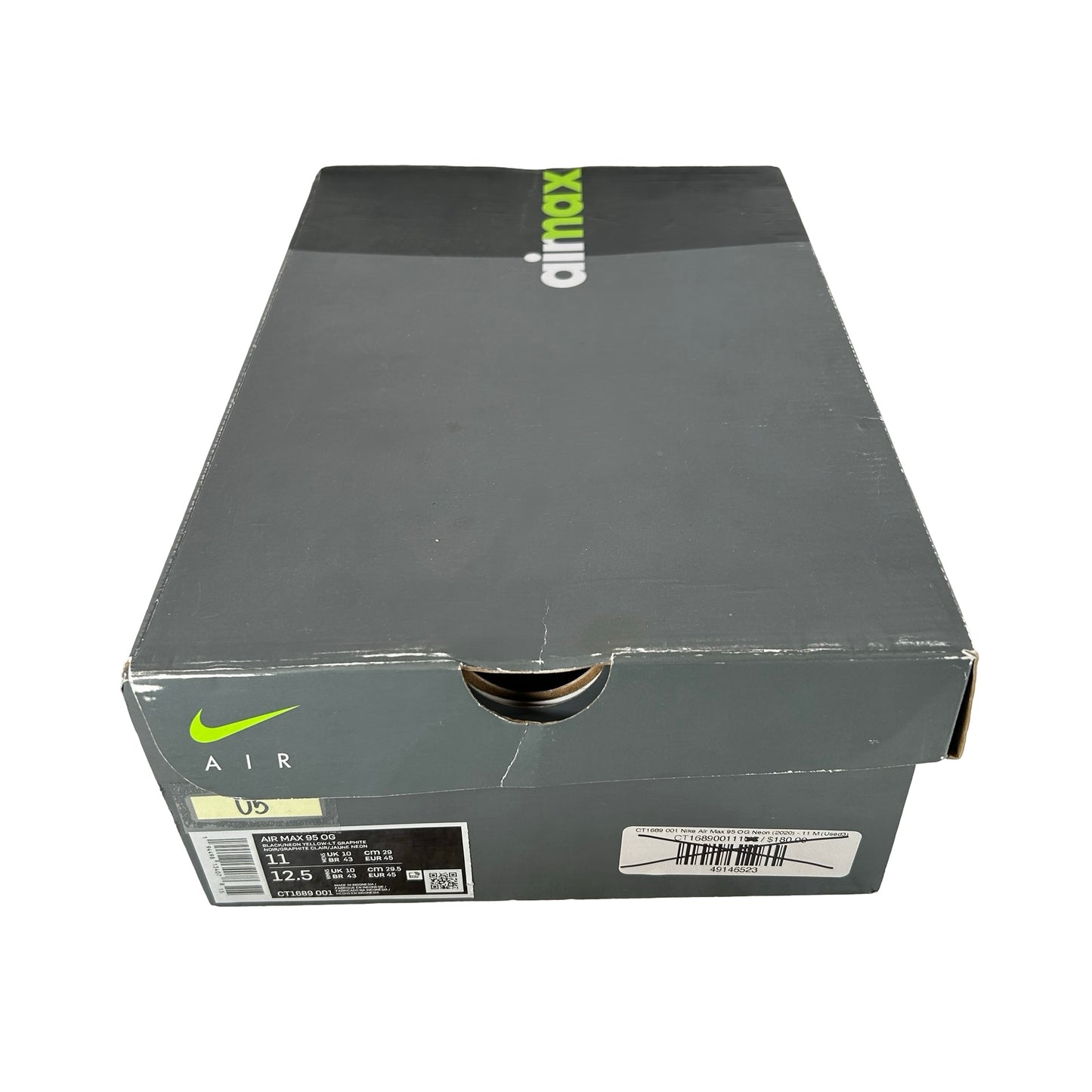 CT1689 001 Nike Air Max 95 OG Neon (2020) - 11 M (Used5)