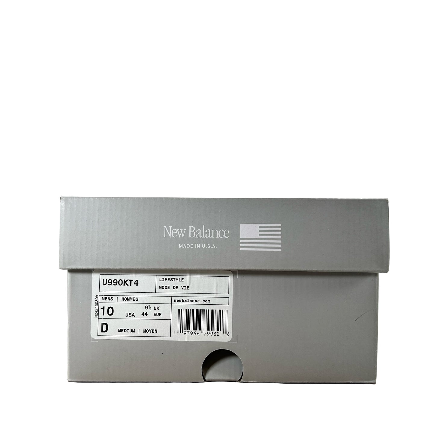 U990KT4 New Balance 990v4 MiUSA Kith 101 Moonrock [USED] - 10 M (Used)