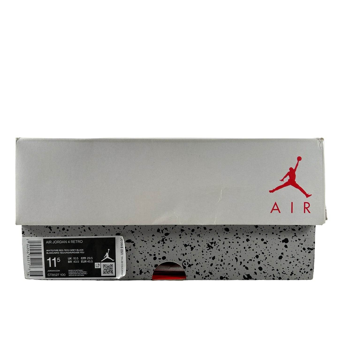 CT8527 100 Jordan 4 Retro White Oreo [USED] - 11.5 M (Used)