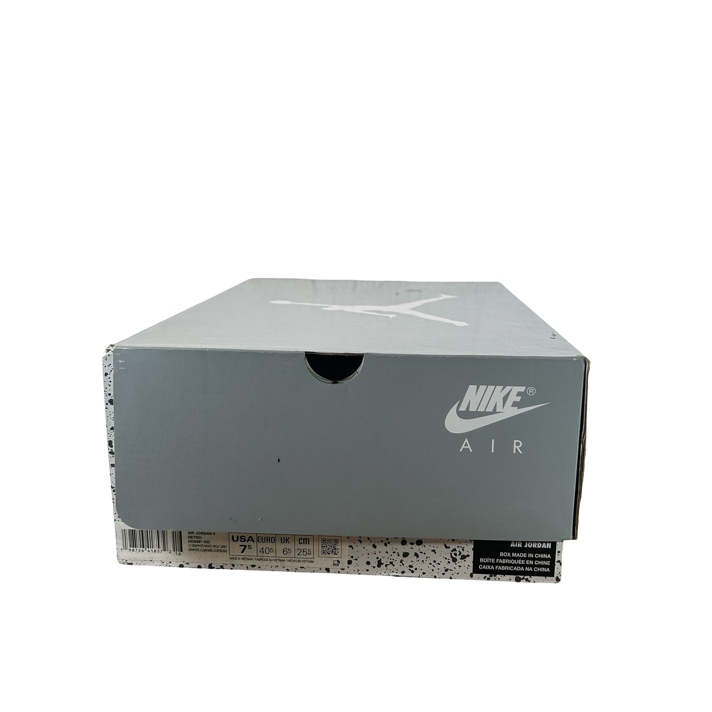DD0587 002 Jordan 5 Retro Wolf Grey (2026) [USED] - 7.5 M (Used)