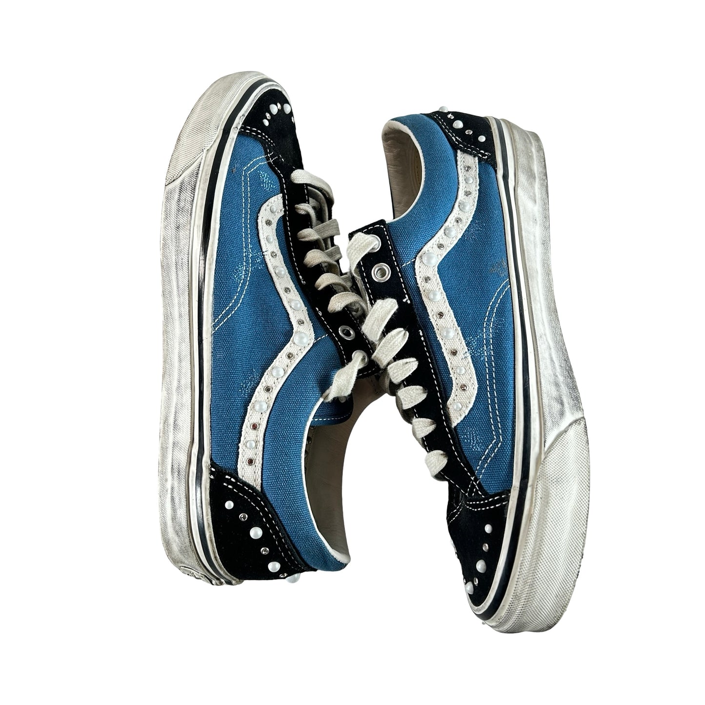 VN000E8VYA6 Vans LX Old Skool 36 Pearlized Pack Black Navy [USED] - 11 M (Used4)