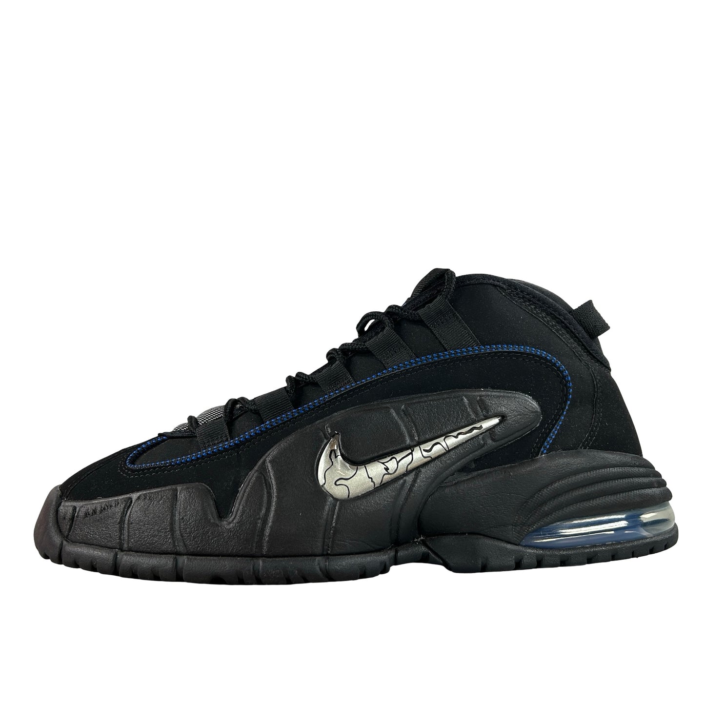 DN2487 002 Nike Air Max Penny 1 All-Star Black Metallic Silver [USED] - 11.5 M (Used) (Replace Box)