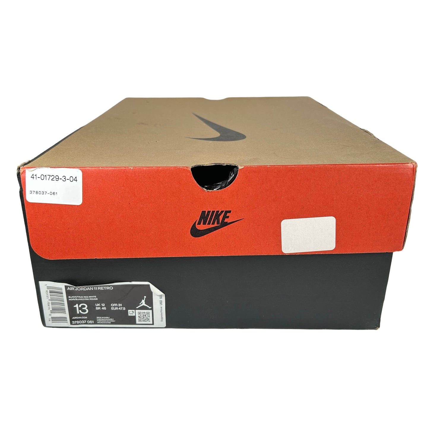 378037 061 Jordan 11 Bred (2019) [USED] - 13 M (Used)