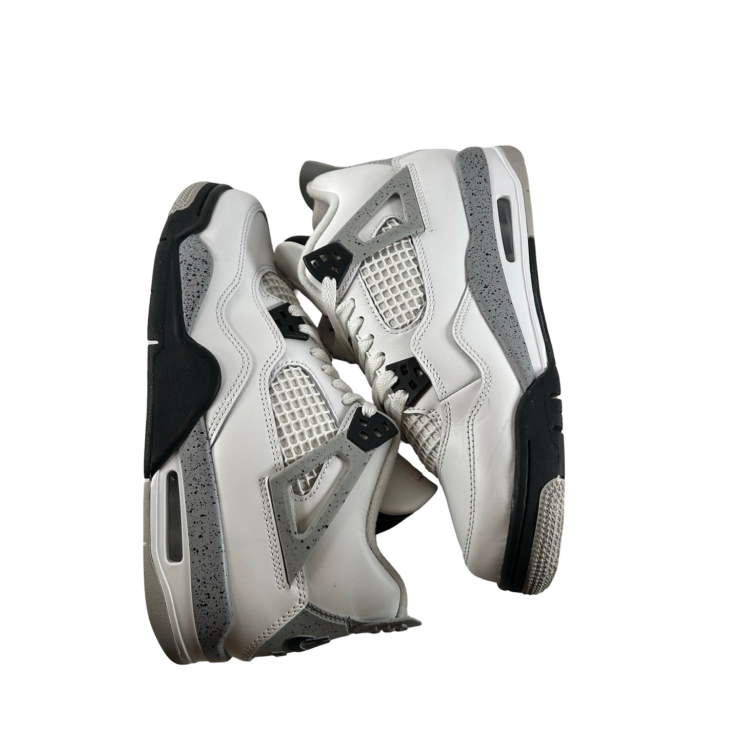 IB4171 100 Jordan 4 Retro White Cement (2025) (GS) [USED] - 7 Y (Used10)