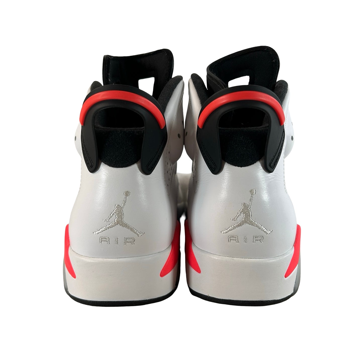 384664 123 Jordan 6 Retro Infrared White (2014) [USED] - 9 M (Used) (No Box) (Sample)