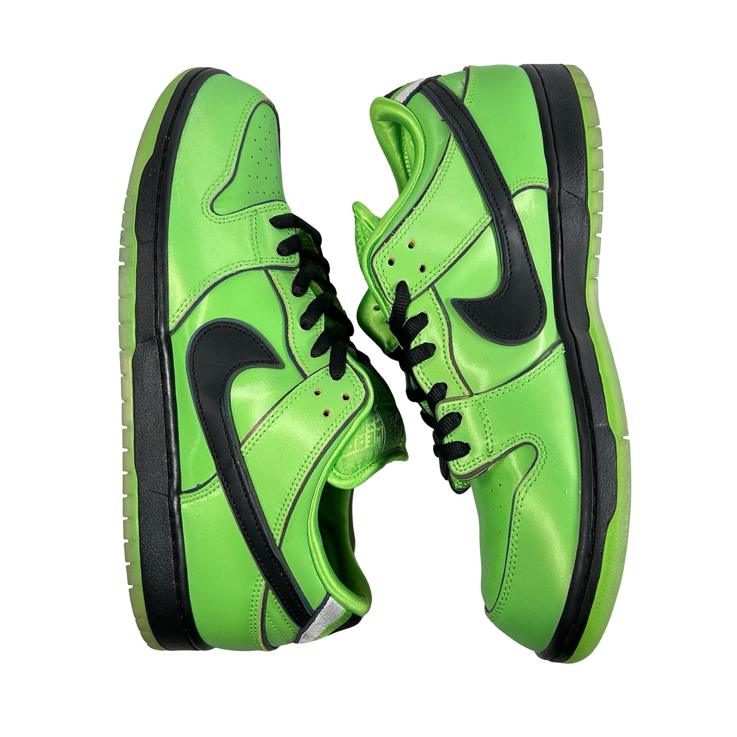 FZ8319 300 Nike SB Dunk Low The Powerpuff Girls Buttercup [USED] - 13 M (Used) (No Box)