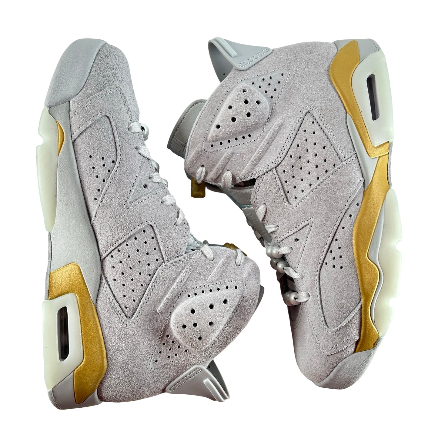DQ4914 074 Jordan 6 Retro Craft Paris Olympics Pearl (Women's) [USED] - 10.5 W (Used)