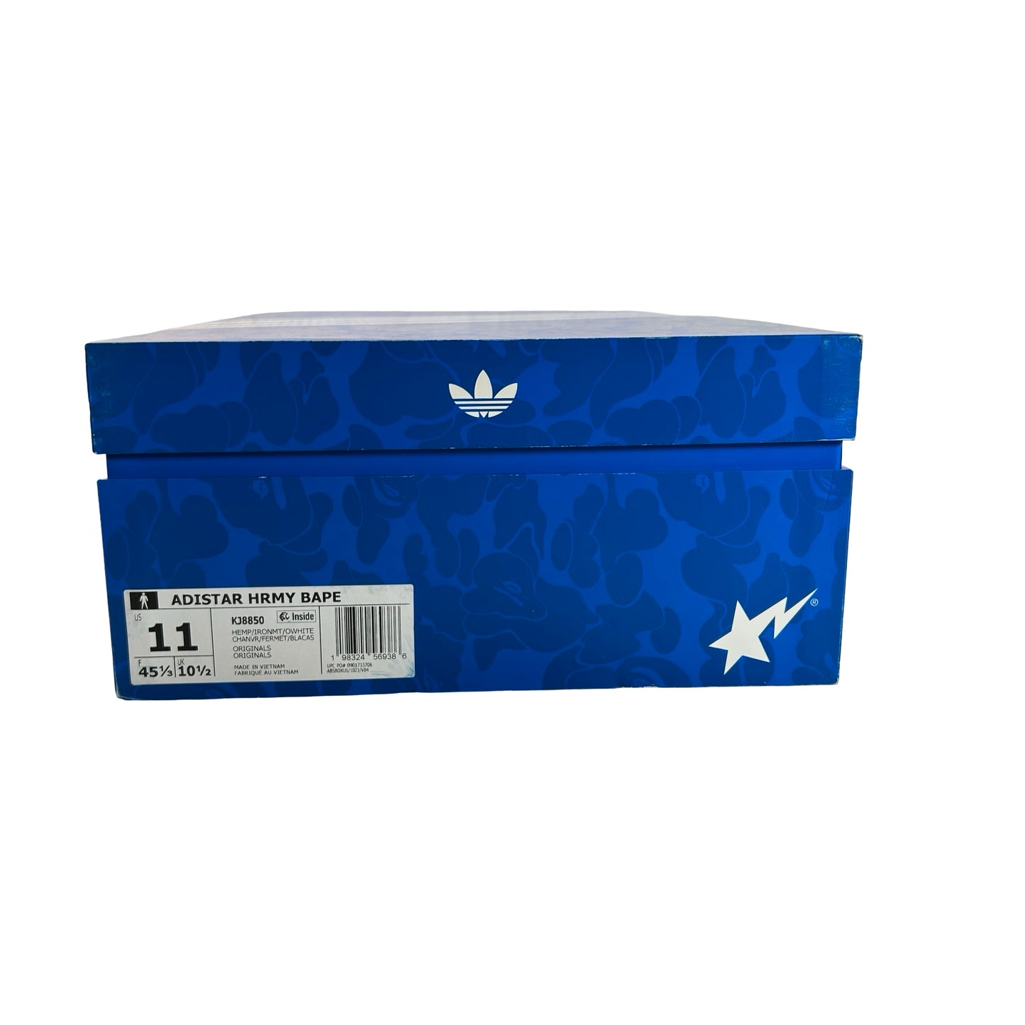 KJ8850 adidas Adistar HRMY BAPE Green Camo [USED] - 11 M (Used)