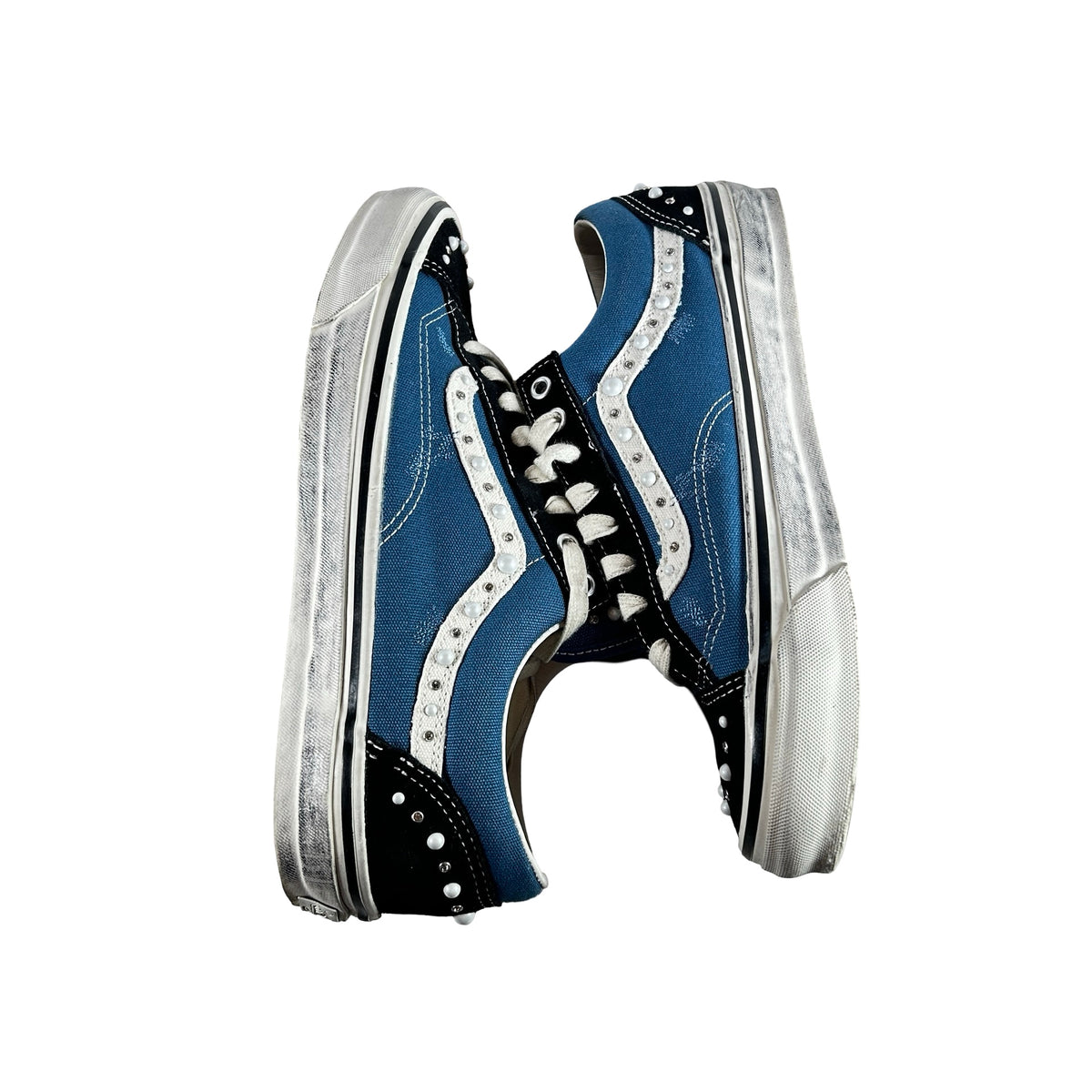 VN000E8VYA6 Vans LX Old Skool 36 Pearlized Pack Black Navy [USED] - 11 M (Used6)