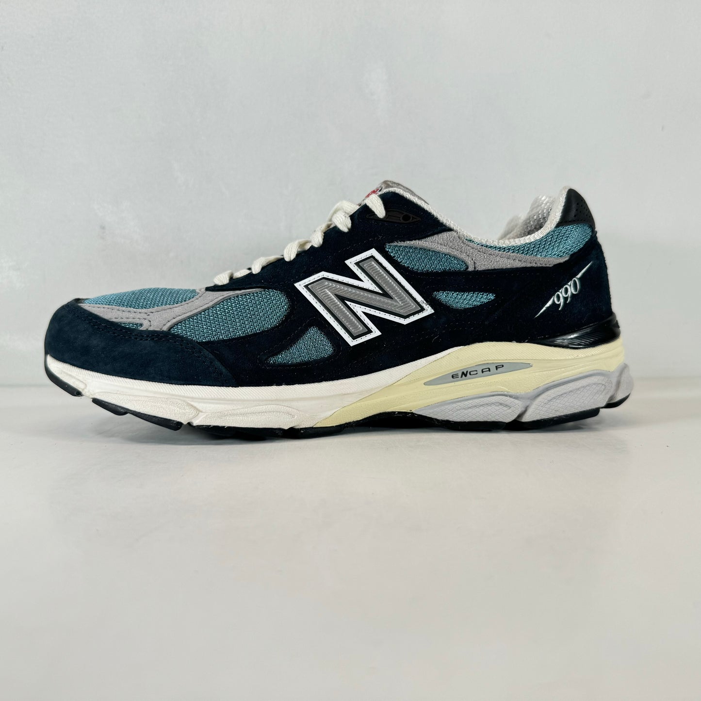 M990TE3 New Balance 990v3 MiUSA Teddy Santis Navy Castlerock [USED] - 10.5 M (Used)