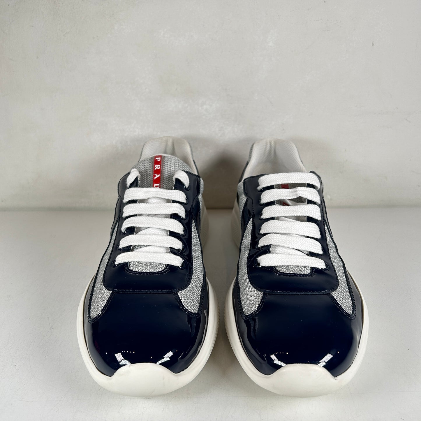 4E3400 ASZ F0FJT Prada America's Cup Royal Blue Silver [USED] - Prada 9.5 M / US 10.5 M (VNDS)