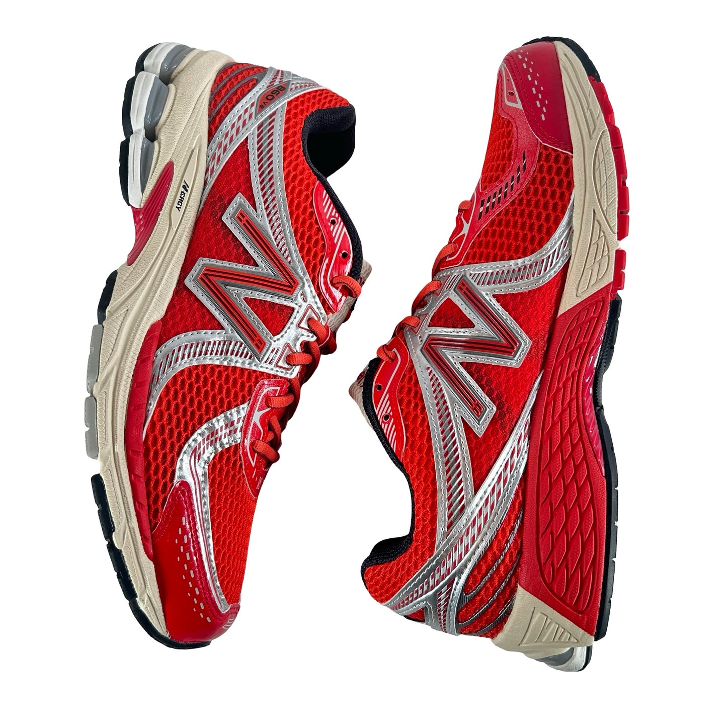 ML860DD2 New Balance 860v2 Aimé Leon Dore Red Grey [USED] - 10 M (Used) (No Box)