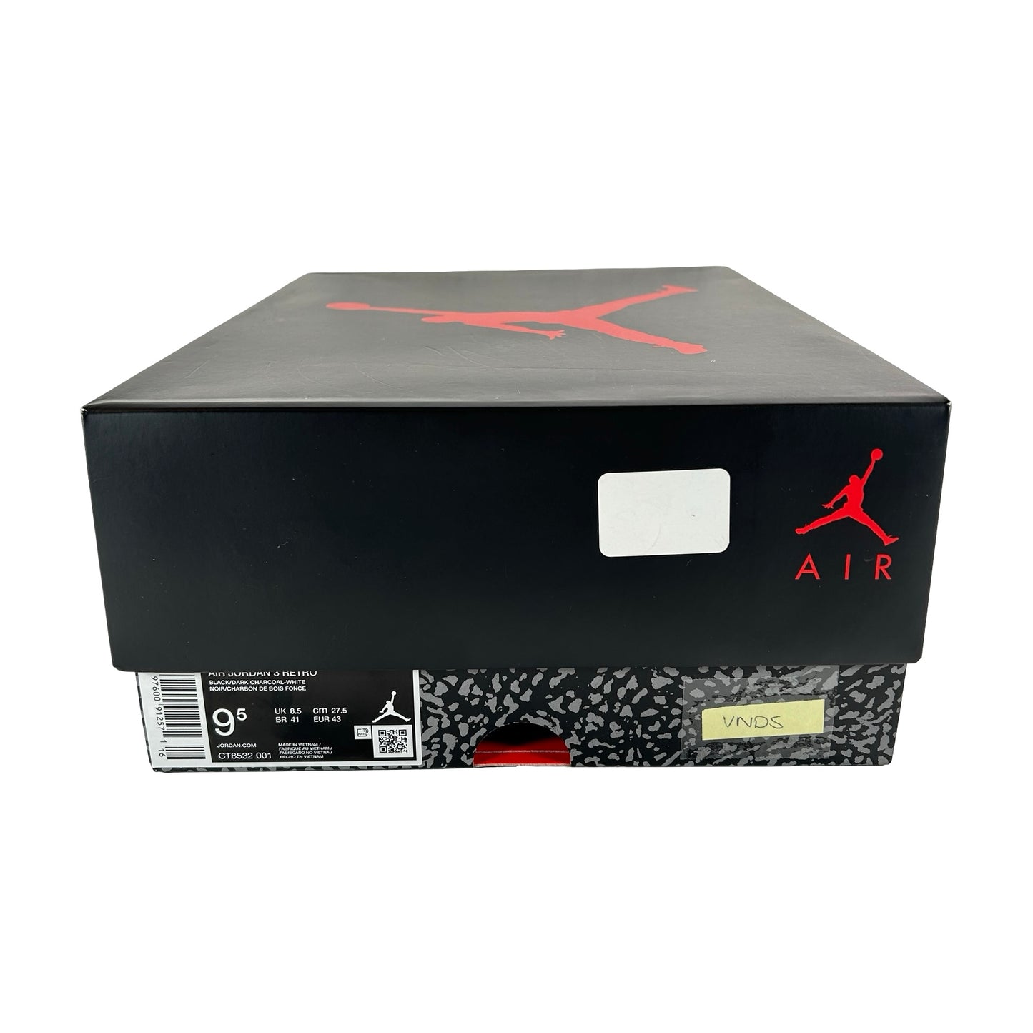 CT8532 001 Jordan 3 Retro Black Cat (2025) [USED] - 9.5 M (VNDS2)