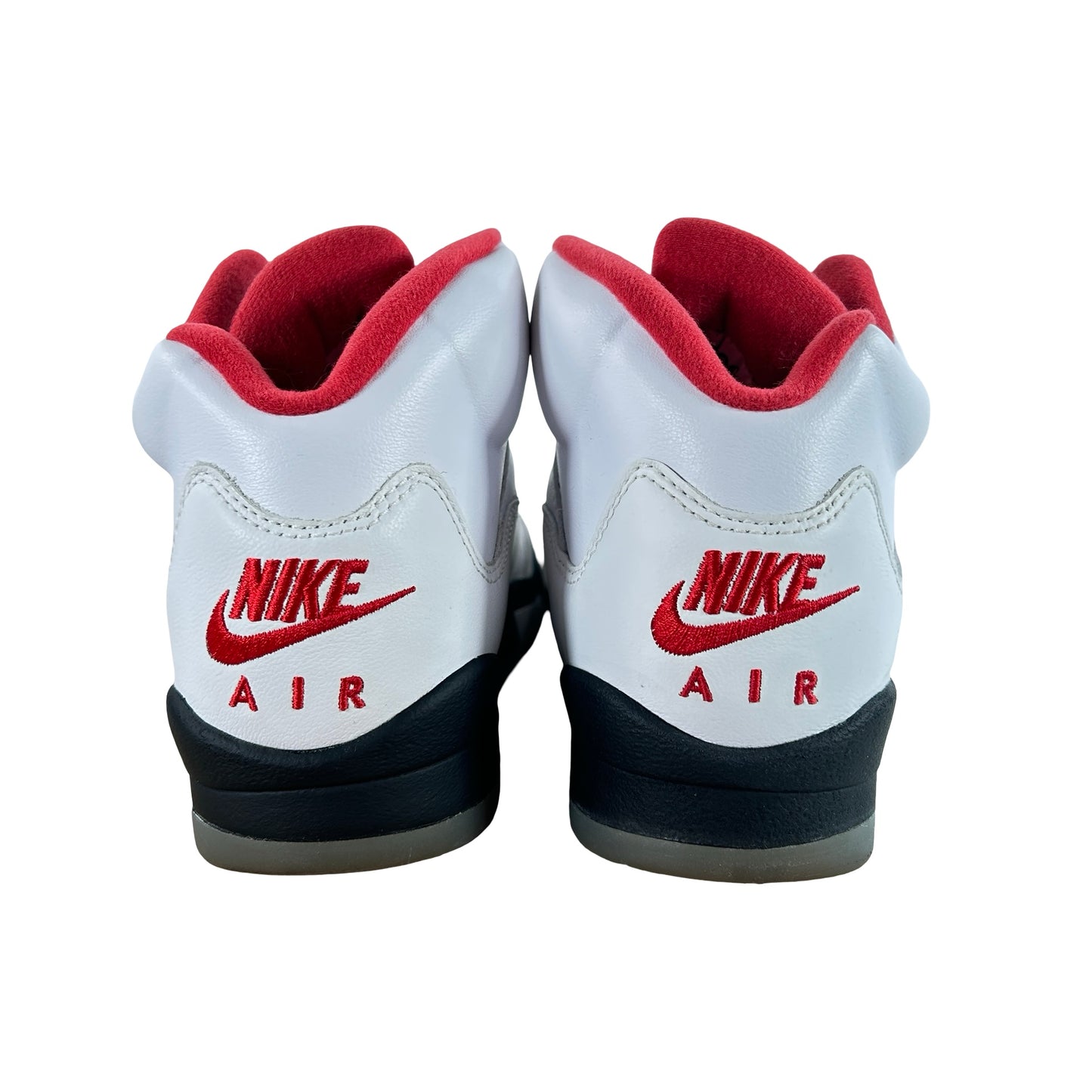440888 102 Jordan 5 Retro Fire Red Silver Tongue (2020) [USED] - 5.5 Y (Used)
