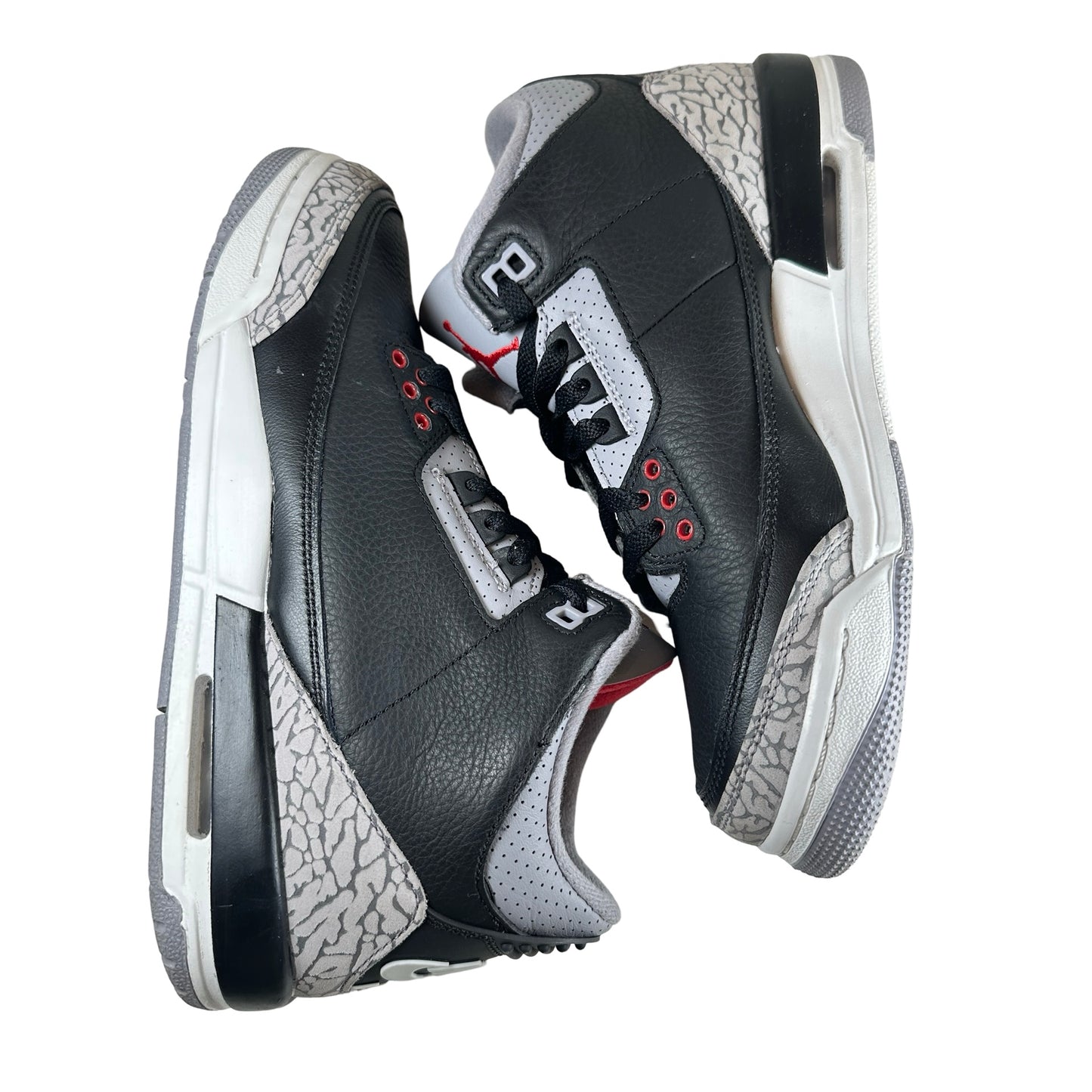 DM0967 010 Jordan 3 Retro Black Cement (2024) (GS) [USED] - 7Y (Used) (No Box)