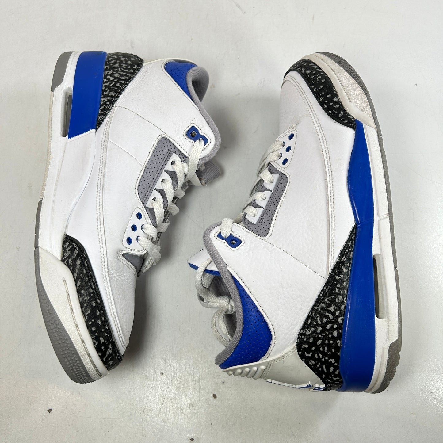 CT8532 145 Jordan 3 Retro Racer Blue [USED] - 10 M (Used) (No Box)