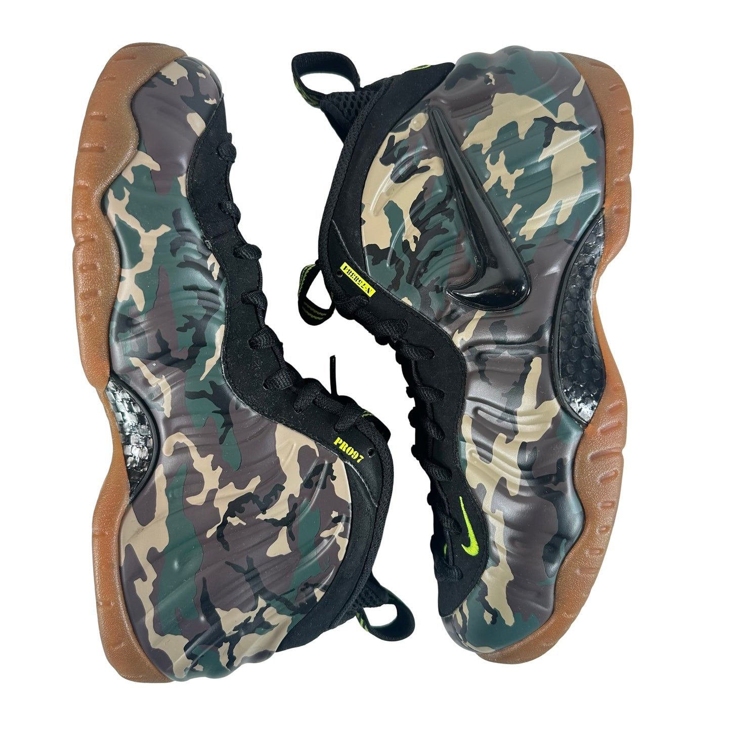 587547 300 Nike Air Foamposite Pro Army Camo [USED] - 8.5 M (Used)