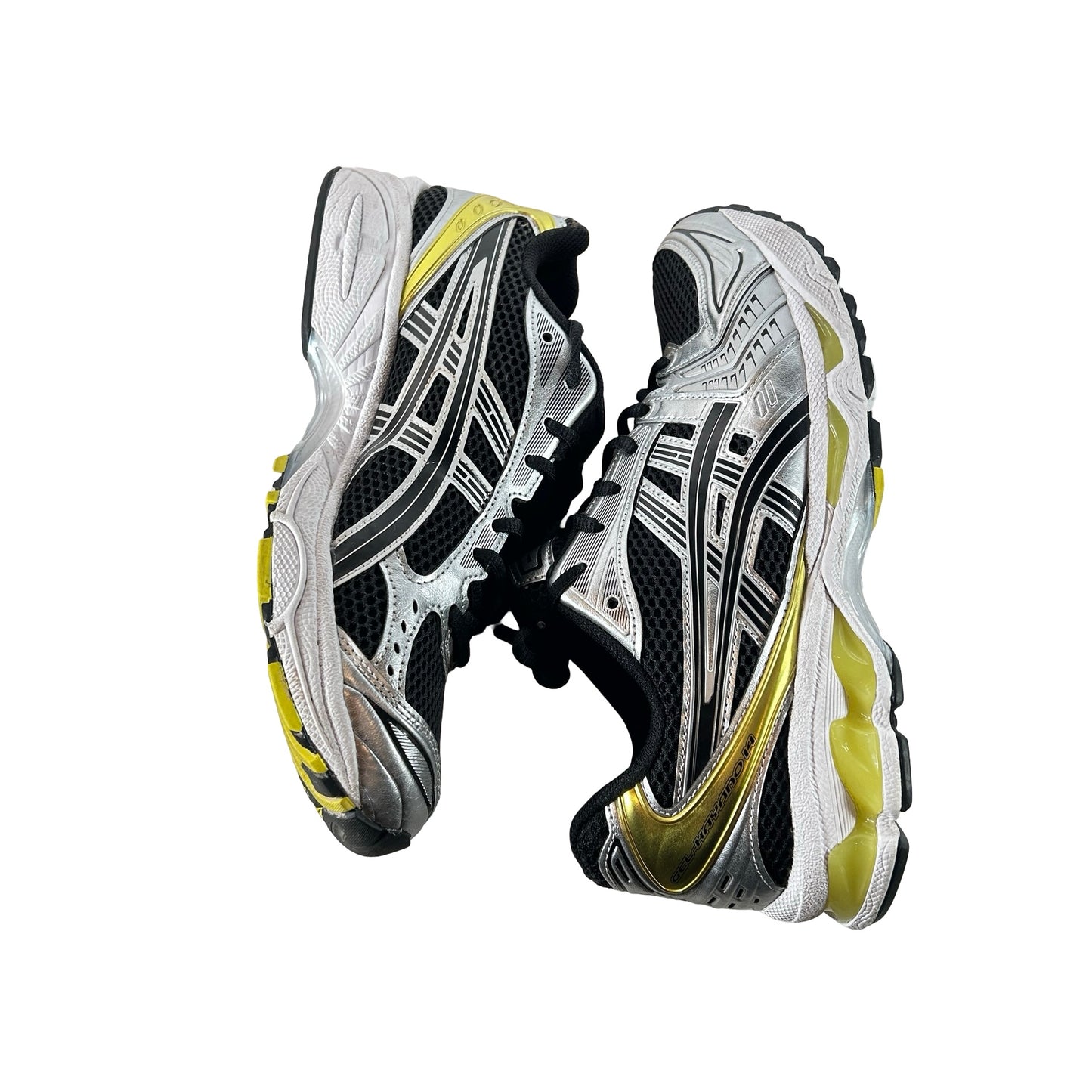 1203A537 001 ASICS Gel-Kayano 14 Black Lemon Spark [USED] - 8.5 M (Used)